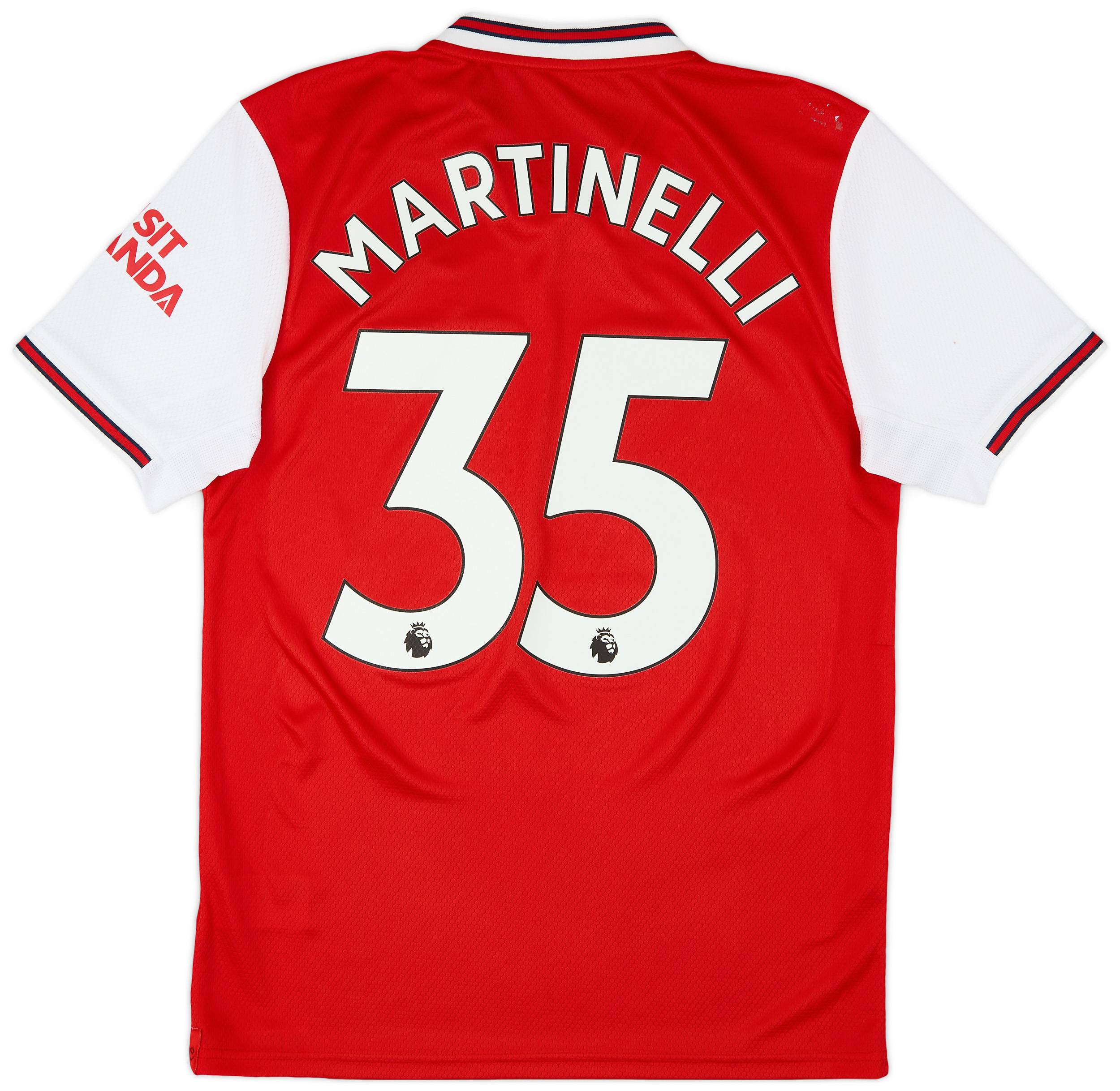 2019-20 Arsenal Home Shirt Martinelli #35 - 8/10 - (S)