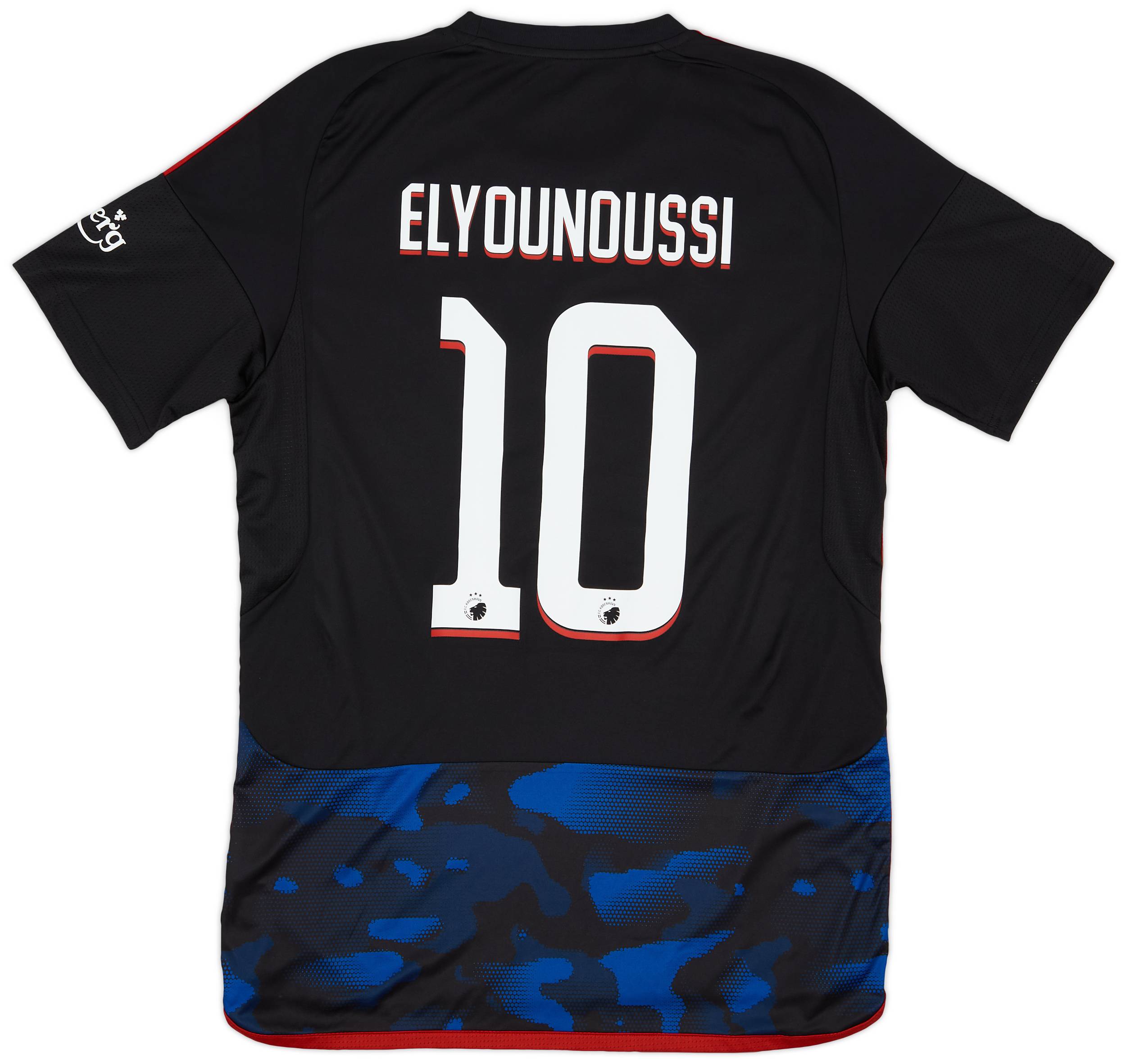2023-24 Copenhagen Match Issue Champions League Away Shirt Elyounoussi #10