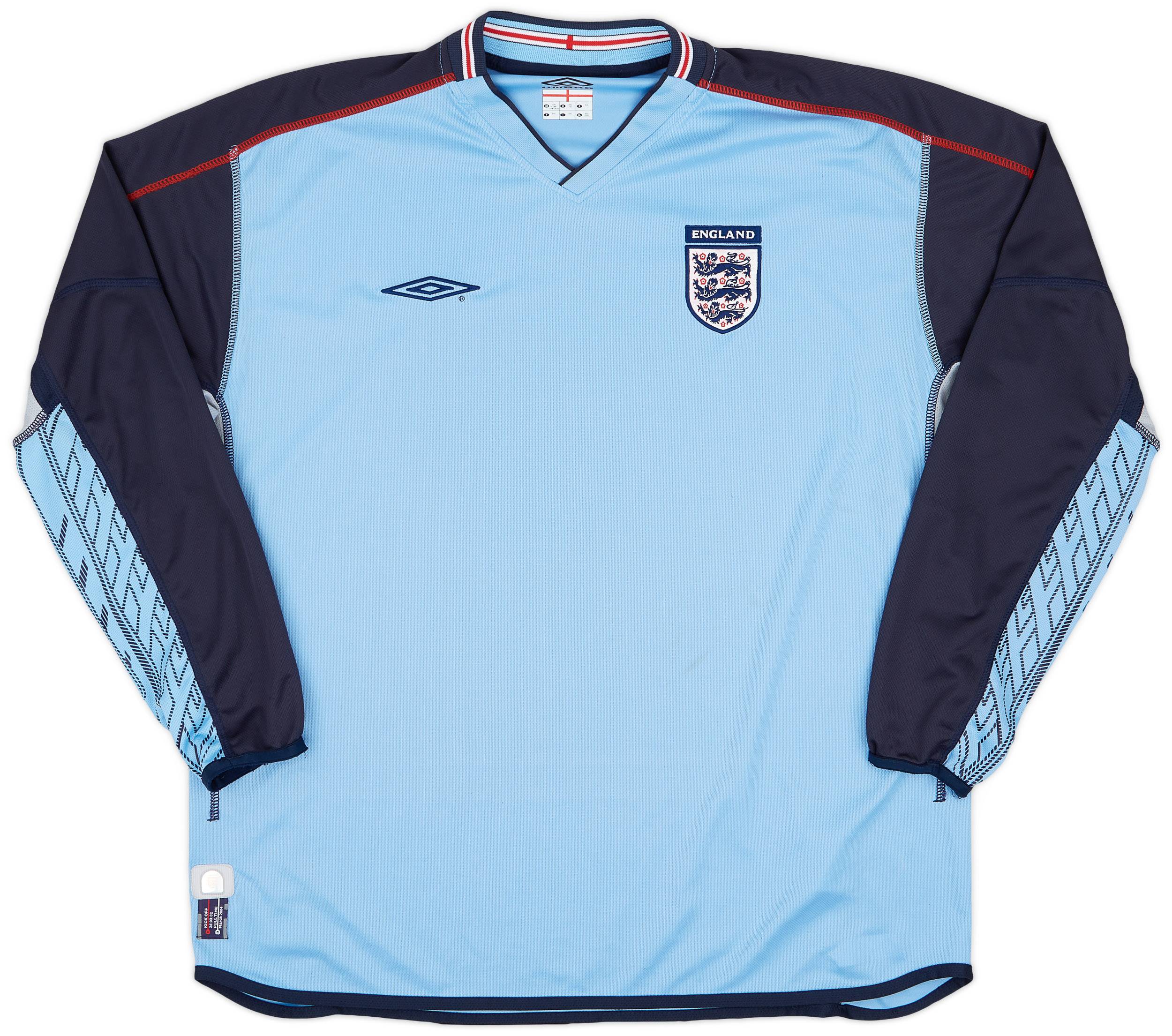 2002-03 England GK Shirt - 4/10 - (XXL)