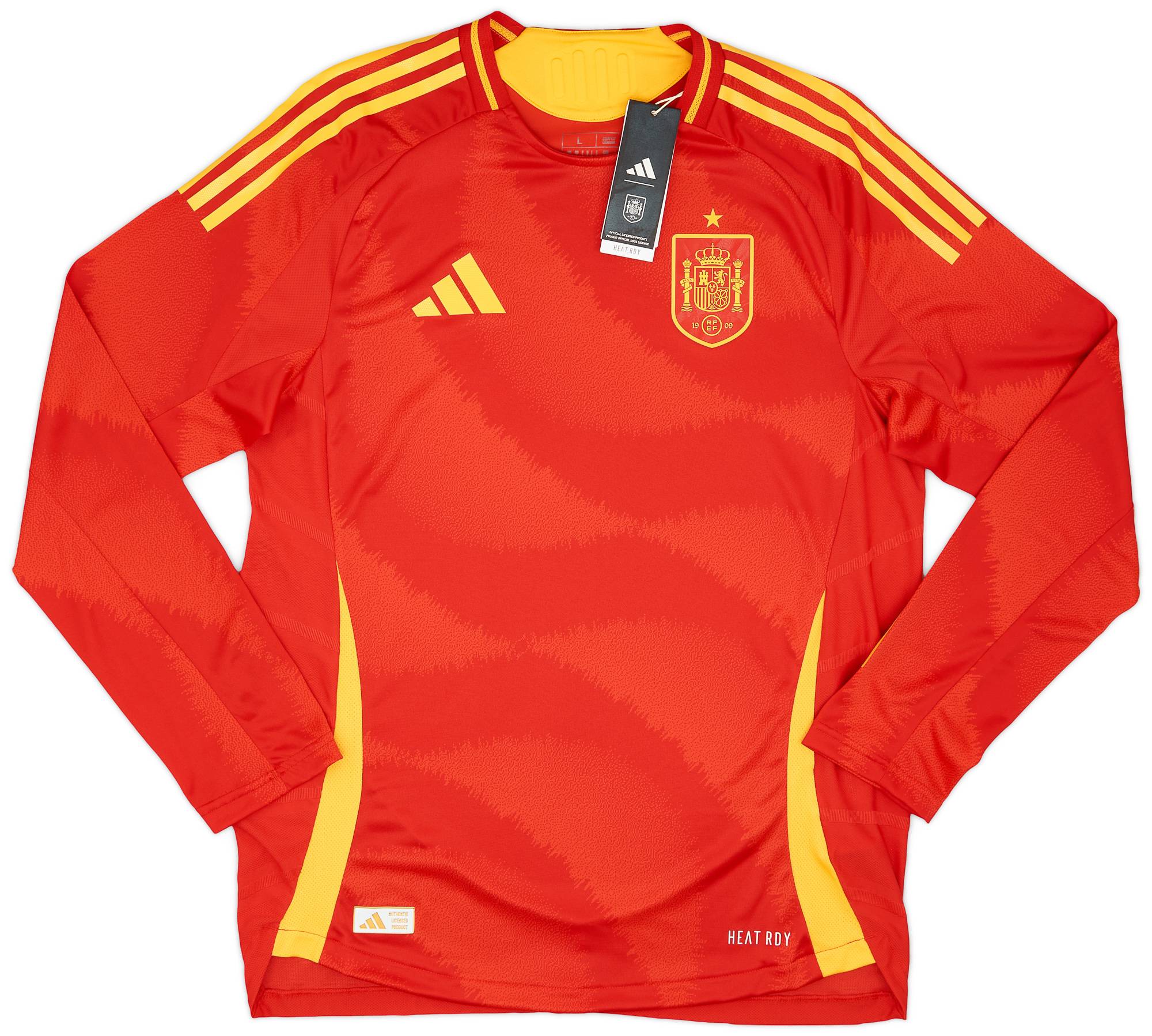 2024-25 Spain Authentic Home L/S Shirt