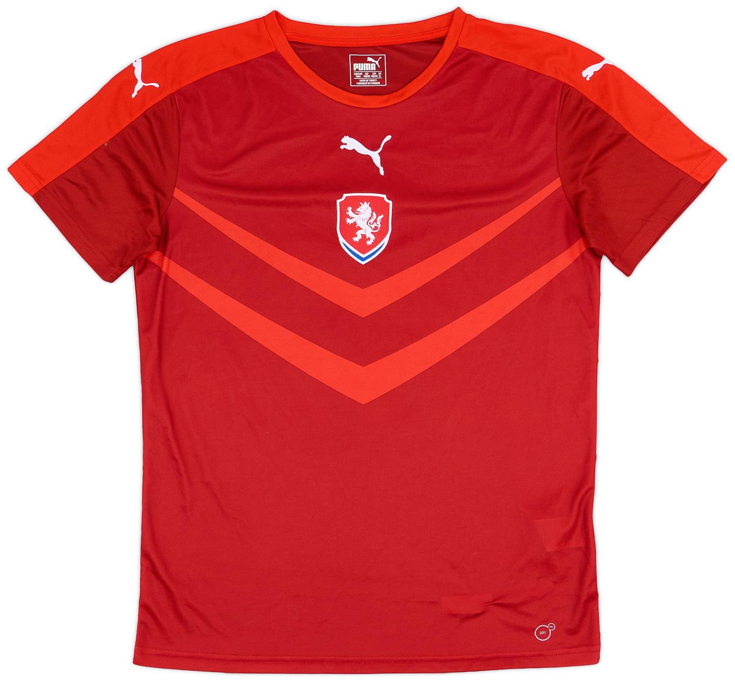2016-18 Czech Republic Home/Training Shirt - 8/10 - (M)