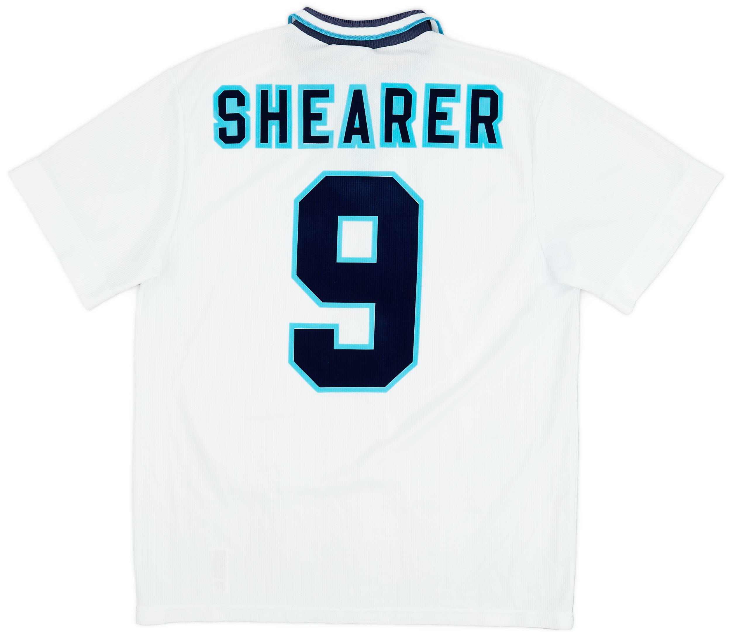 1995-97 England Home Shirt Shearer #9 - 9/10 - (L)