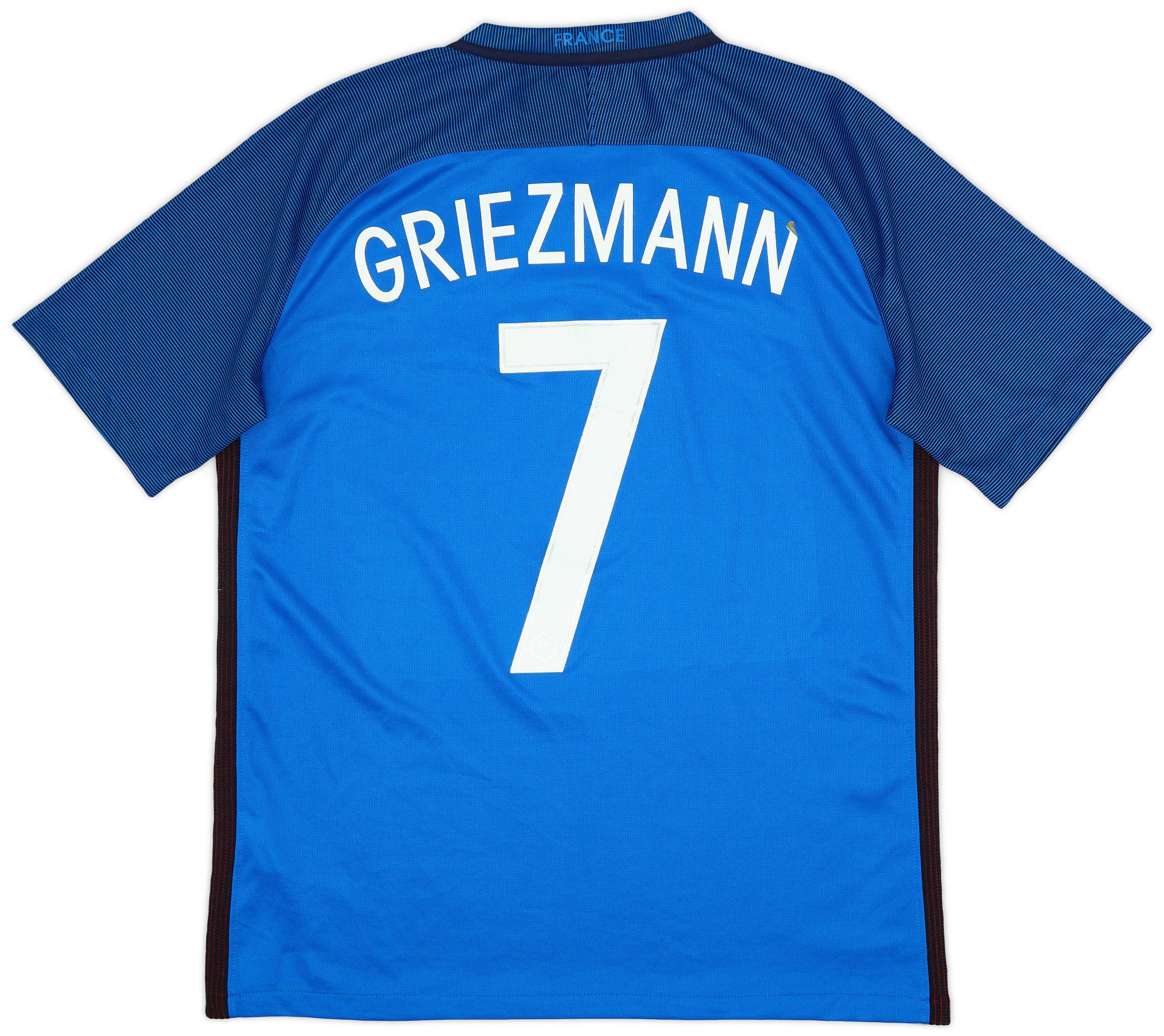 フランス代表 GRIEZMANN 7 シャツ RARE* Antoine Griezmann #7 Team France Jersey FFF Size XL