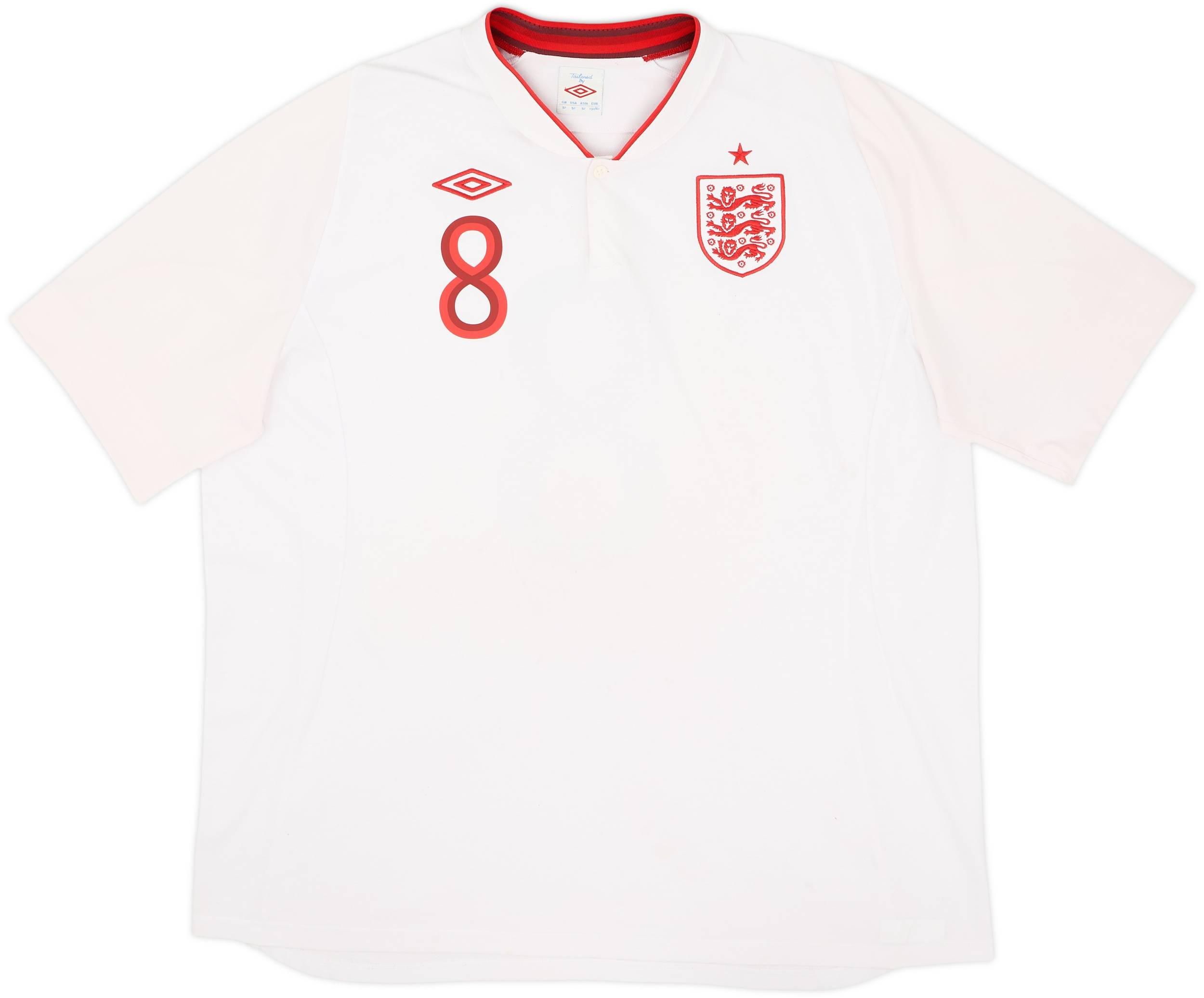 2012-13 England Home Shirt Lampard #8 - 6/10 - (3XL)