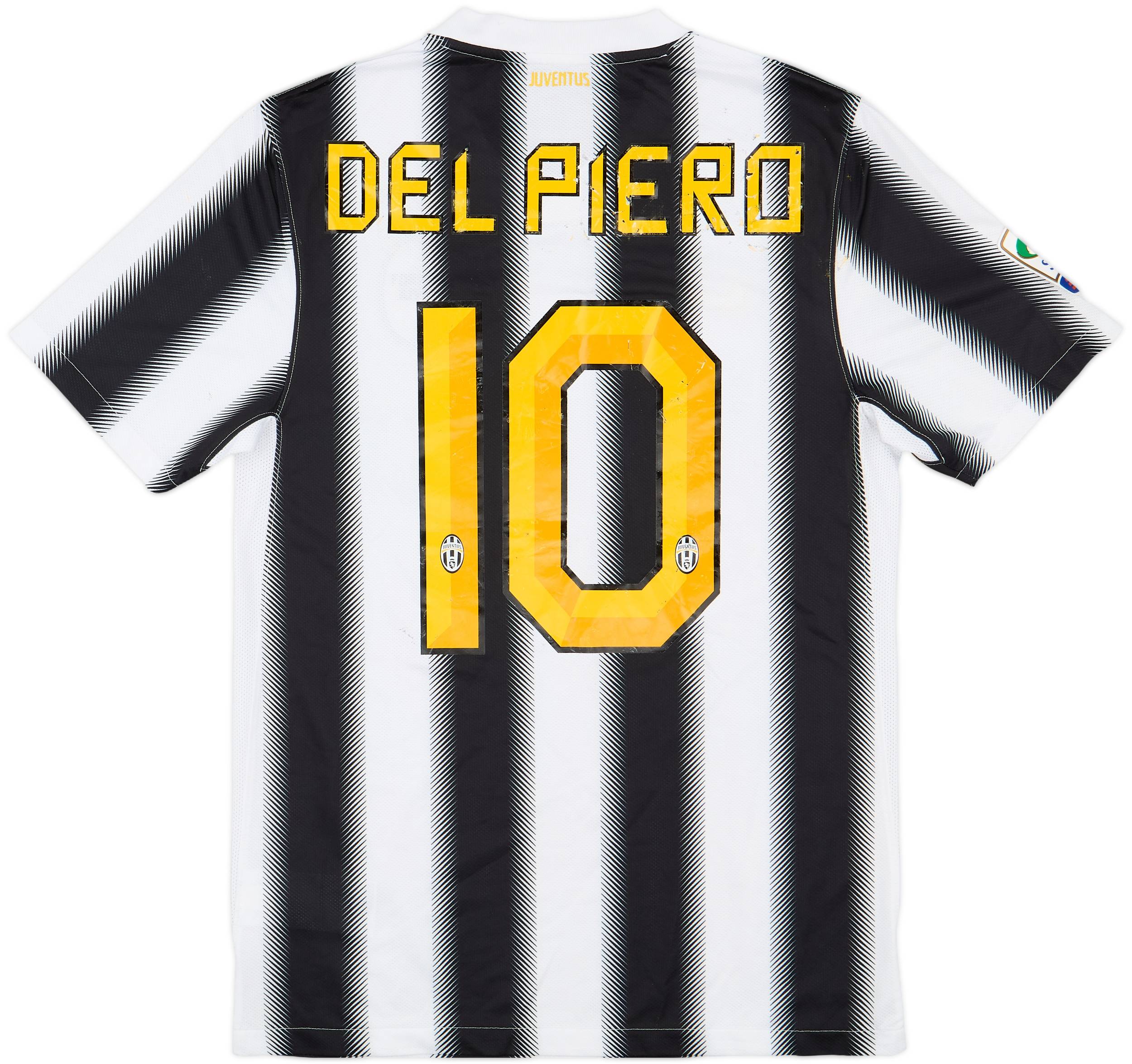 2011-12 Juventus Home Shirt Del Piero #10 - 5/10 - (S)