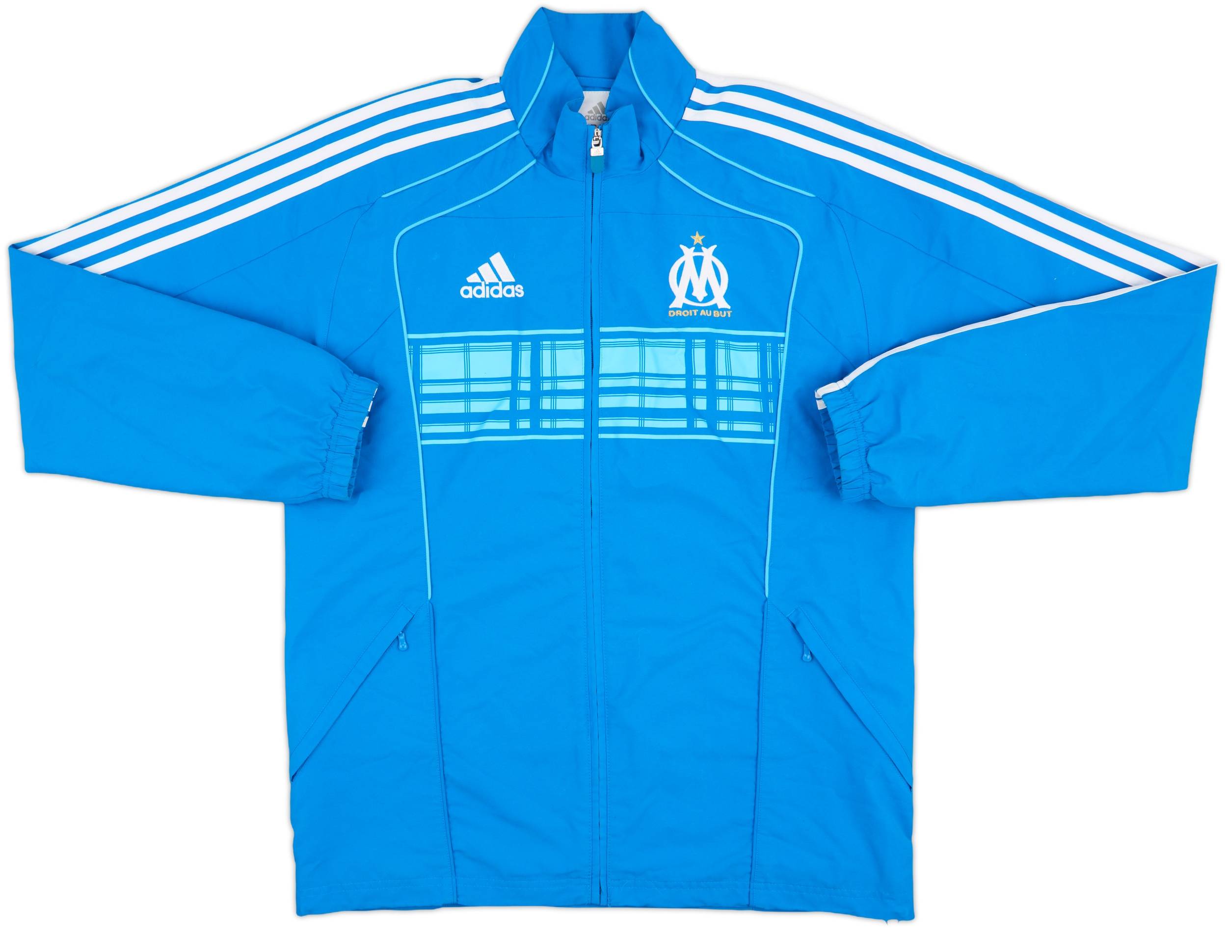 2010-11 Olympique Marseille adidas Tracksuit - 9/10 - (M)
