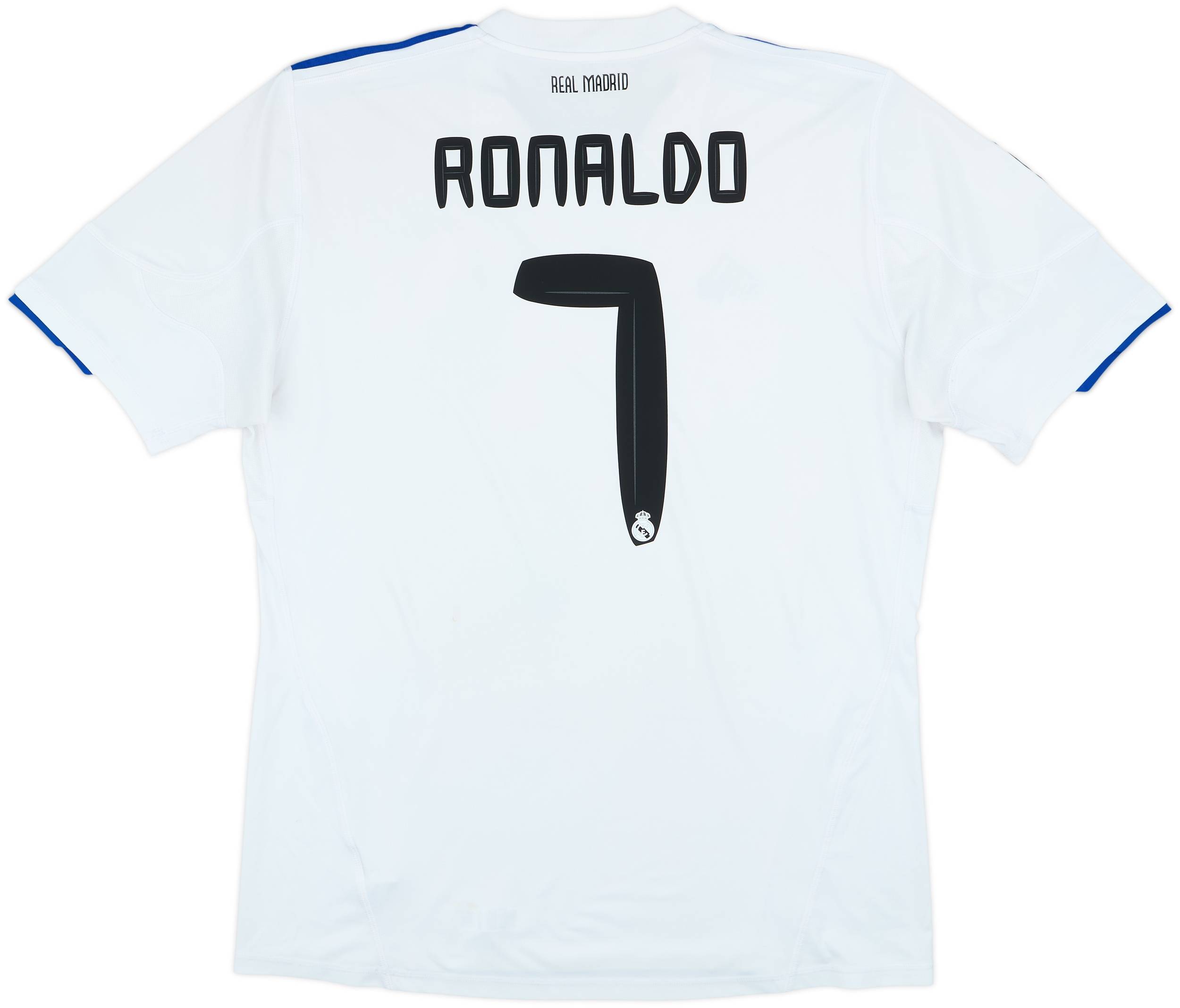 2010-11 Real Madrid Home Shirt Ronaldo #7 - 6/10 - (XL)