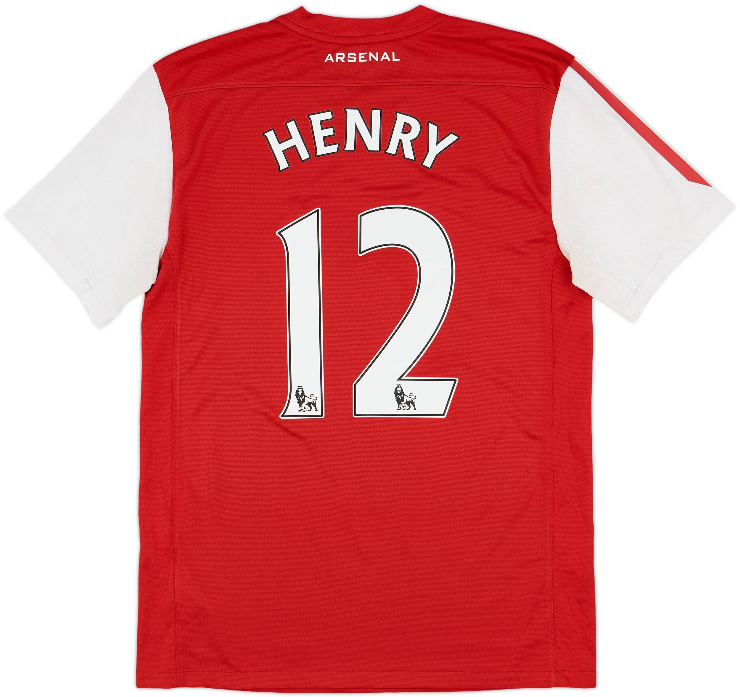 2011-12 Arsenal Home Shirt Henry #12 - 6/10 - (M)