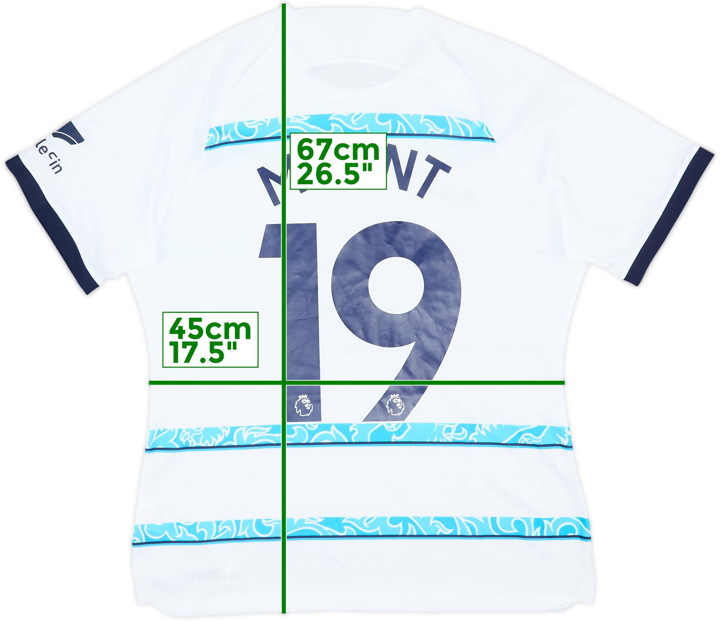 2022-23 Chelsea Away Shirt Mount #19 - 8/10 -(Women's L)