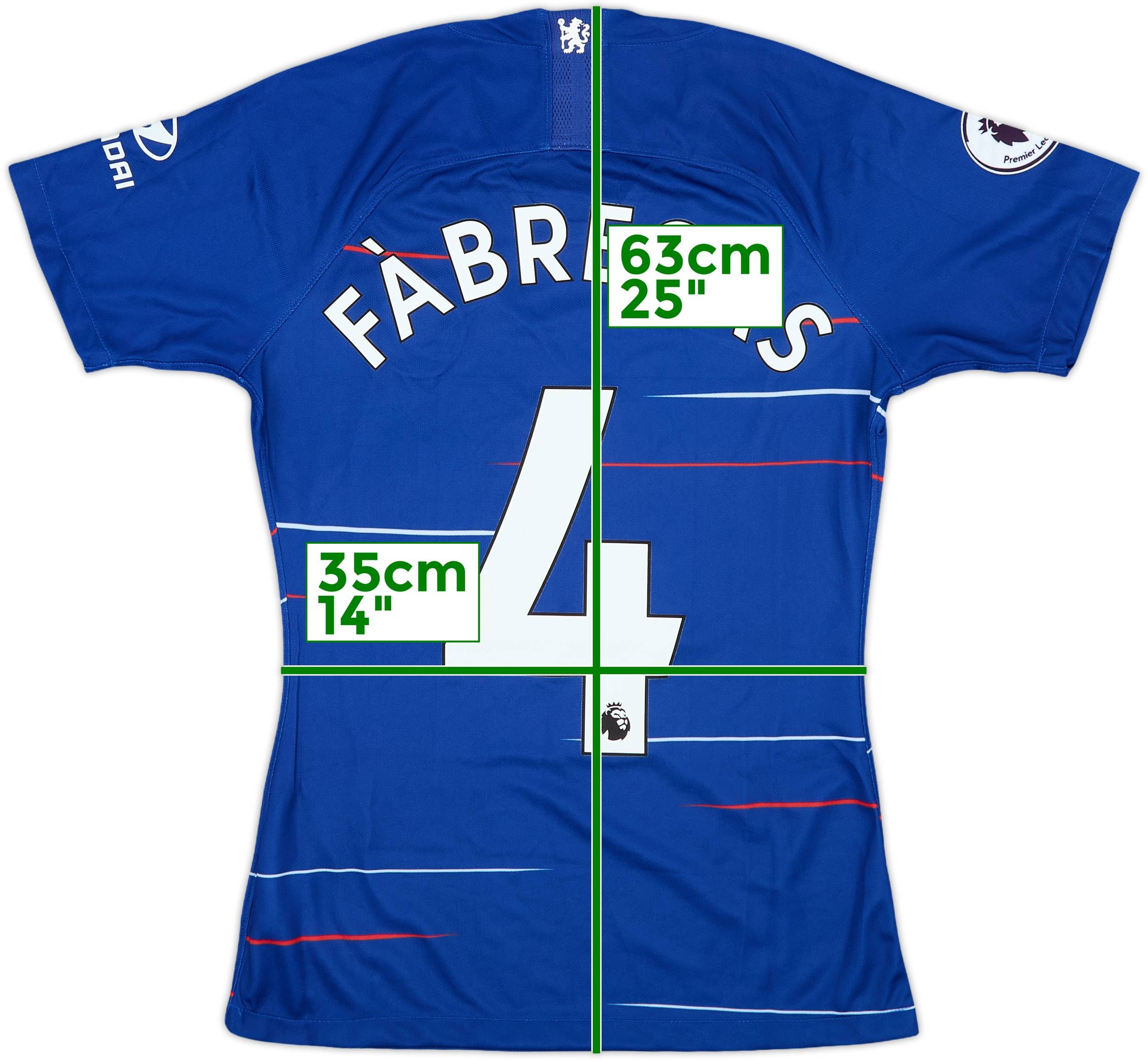 2018-19 Chelsea Home Shirt Fabregas #4 - 8/10 - (Women's XS)