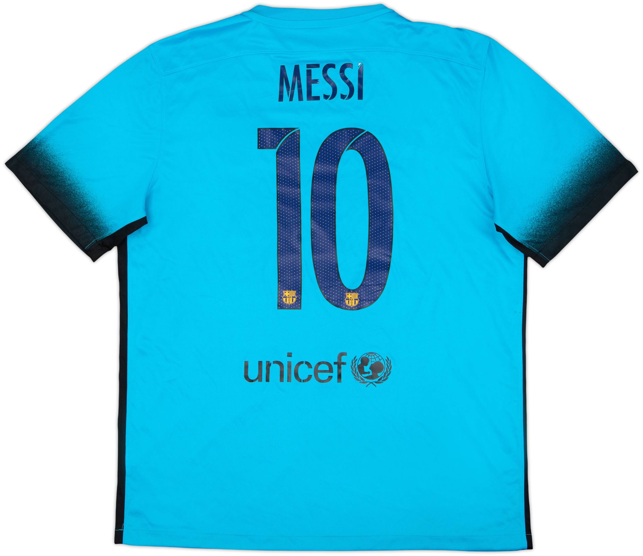 2015-16 Barcelona Third Shirt Messi #10 - 6/10 - (L)