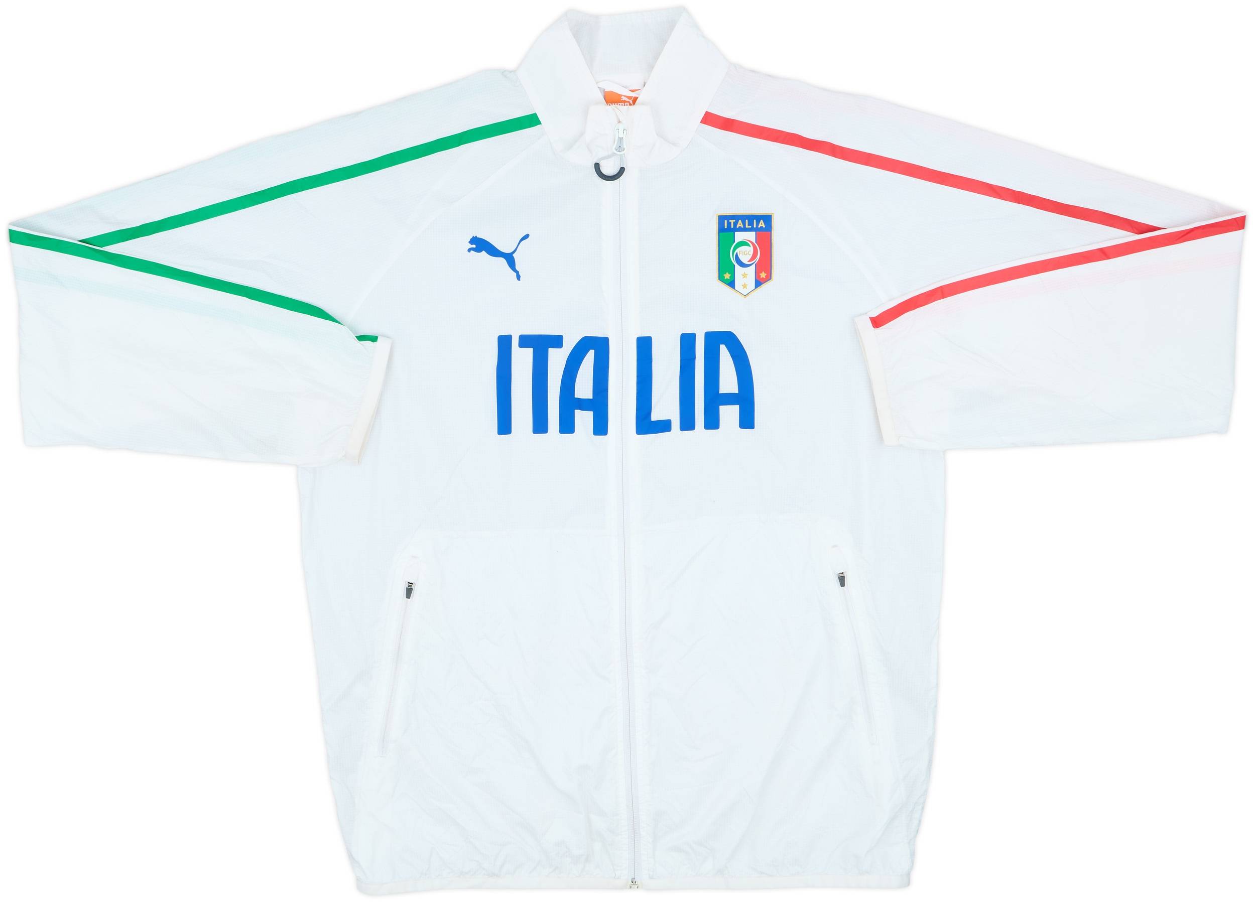 2014-16 Italy Puma Windbreaker Jacket - 8/10 - (L)
