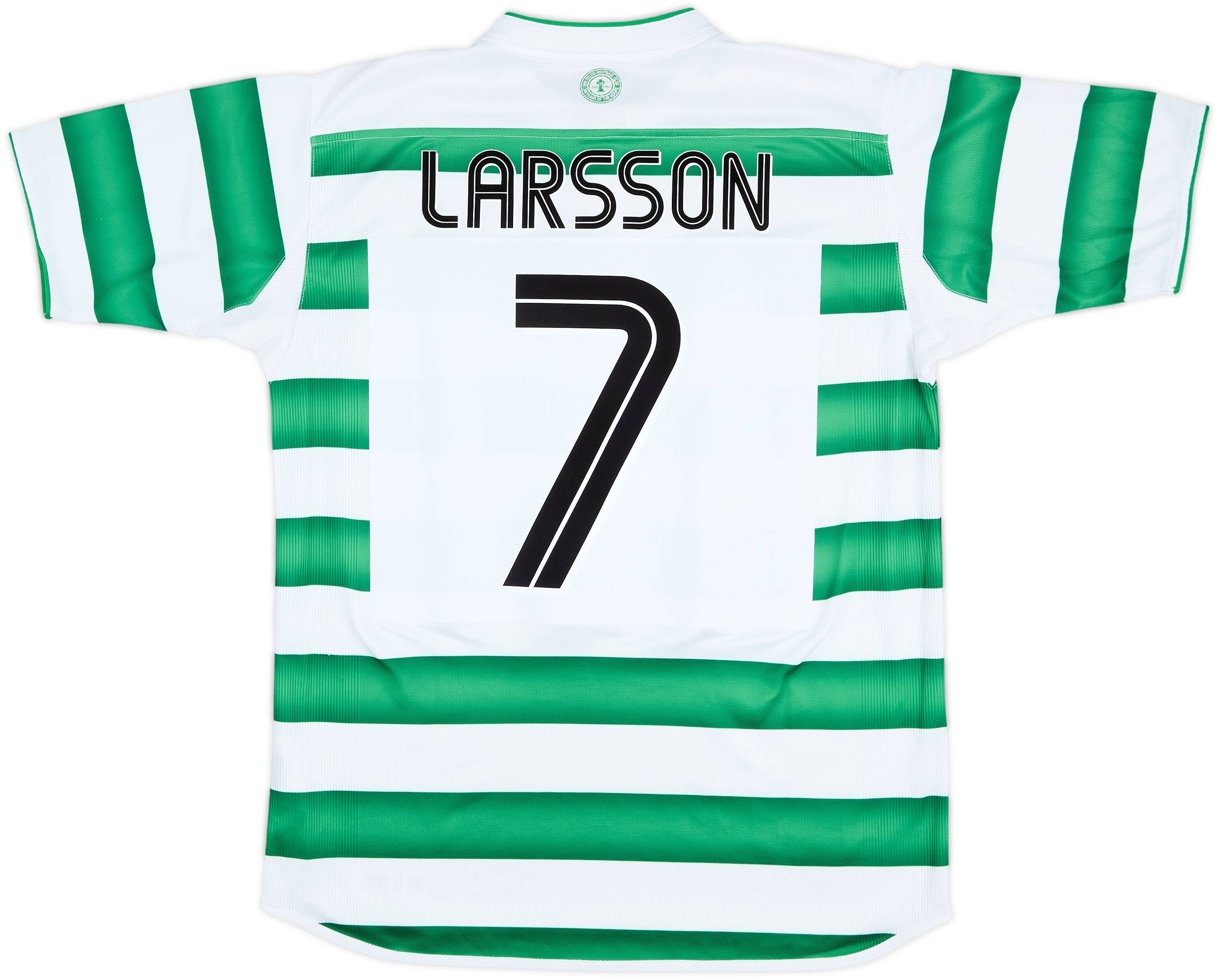2003-04 Celtic Home Shirt Larsson #7 - 8/10 - (M)