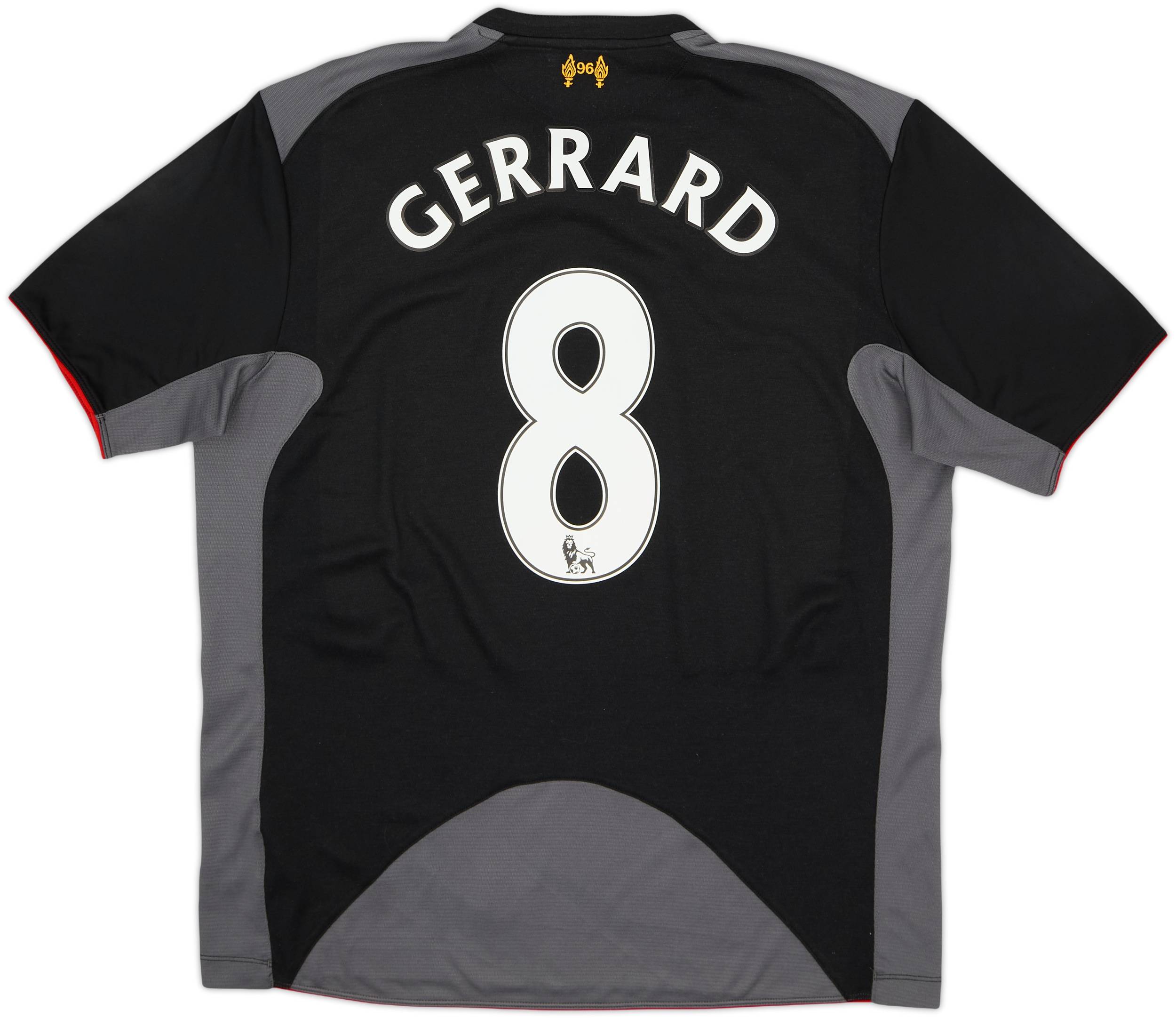 2012-13 Liverpool Away Shirt Gerrard #8 - 7/10 - (L)