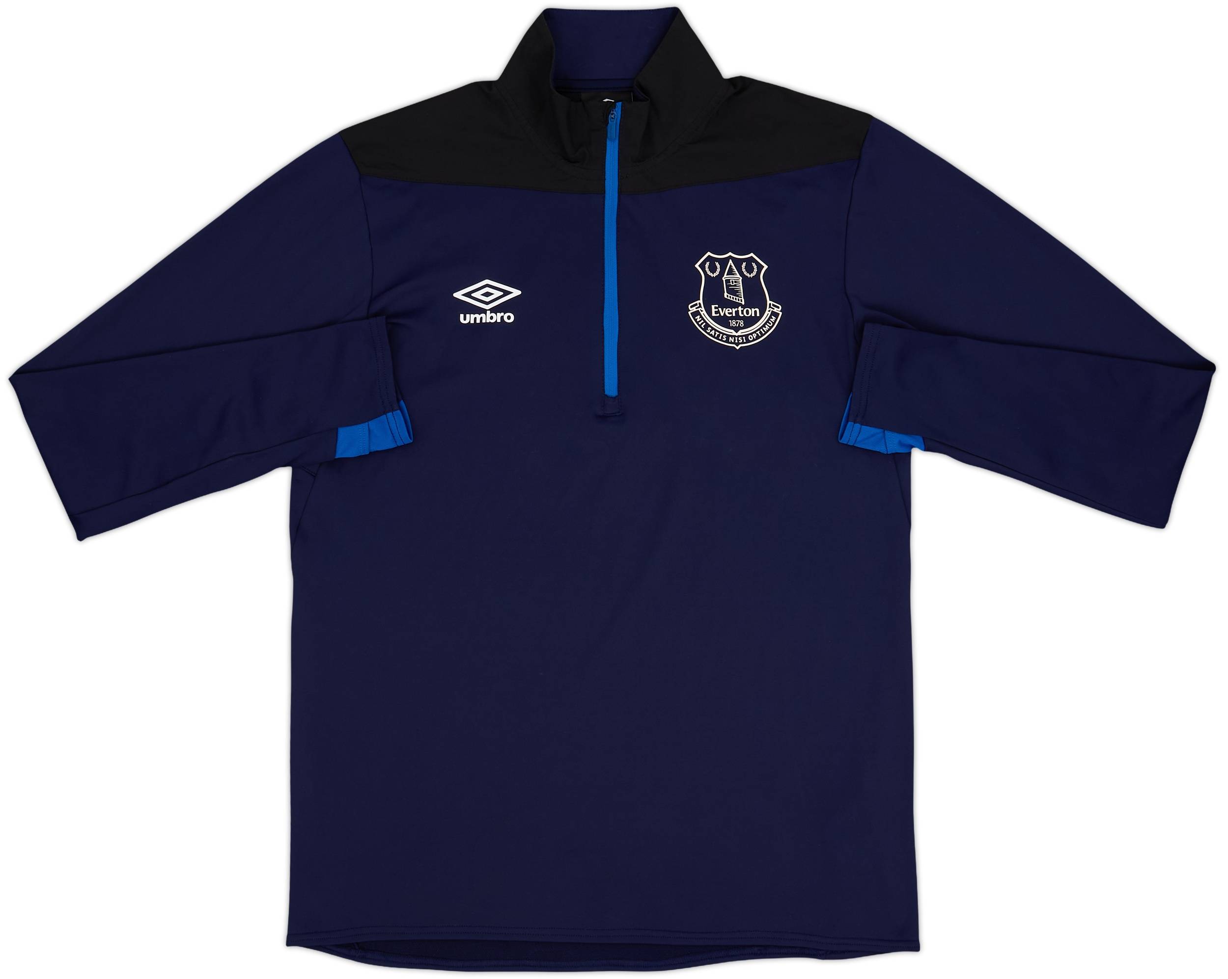 2016-17 Everton Umbro 1/4 Zip Drill Top - 9/10 - (M)