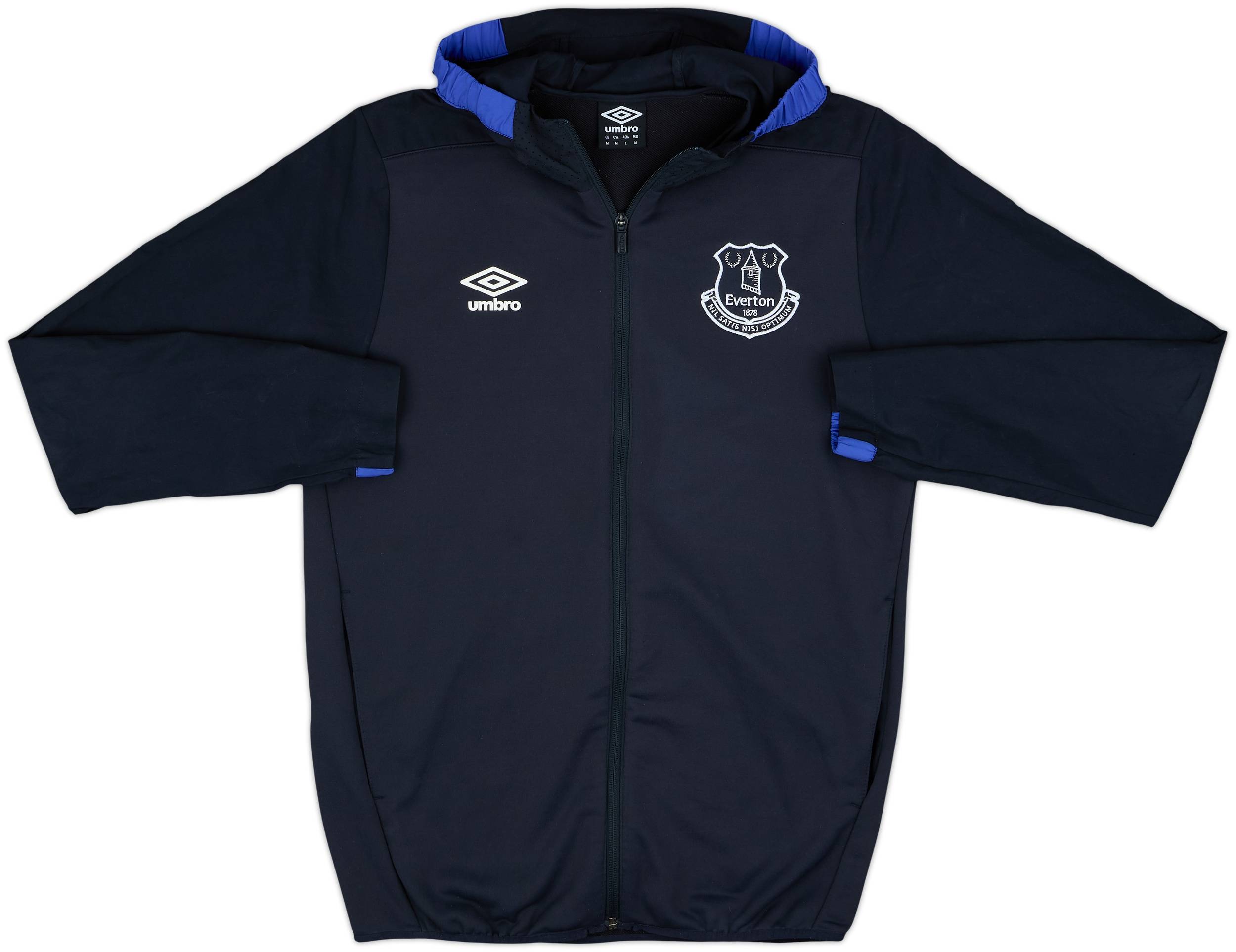 2017-18 Everton Umbro Hooded Track Jacket - 8/10 - (M)