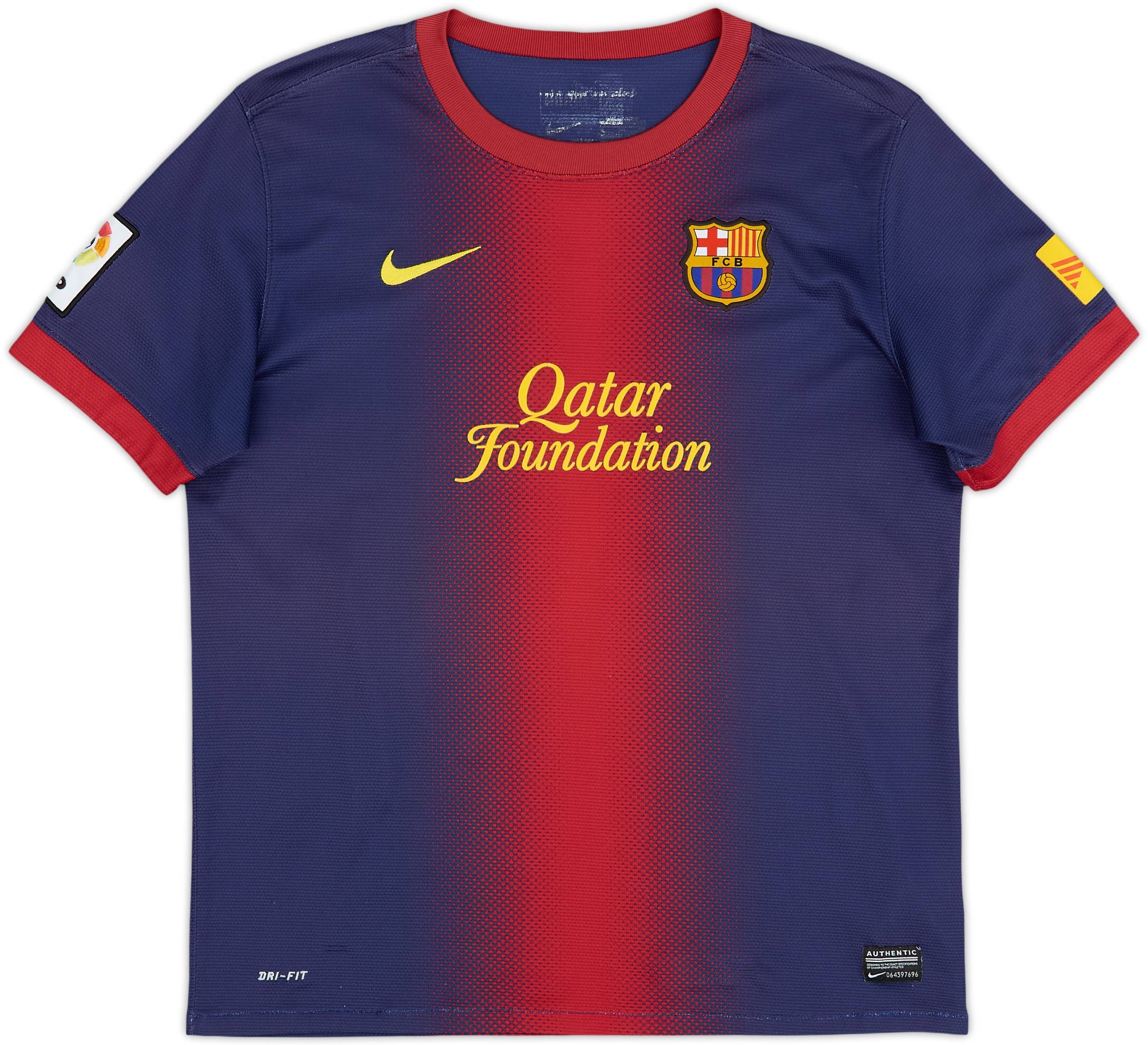 2012-13 Barcelona Home Shirt Messi #10 - 7/10 - (XL.Boys)