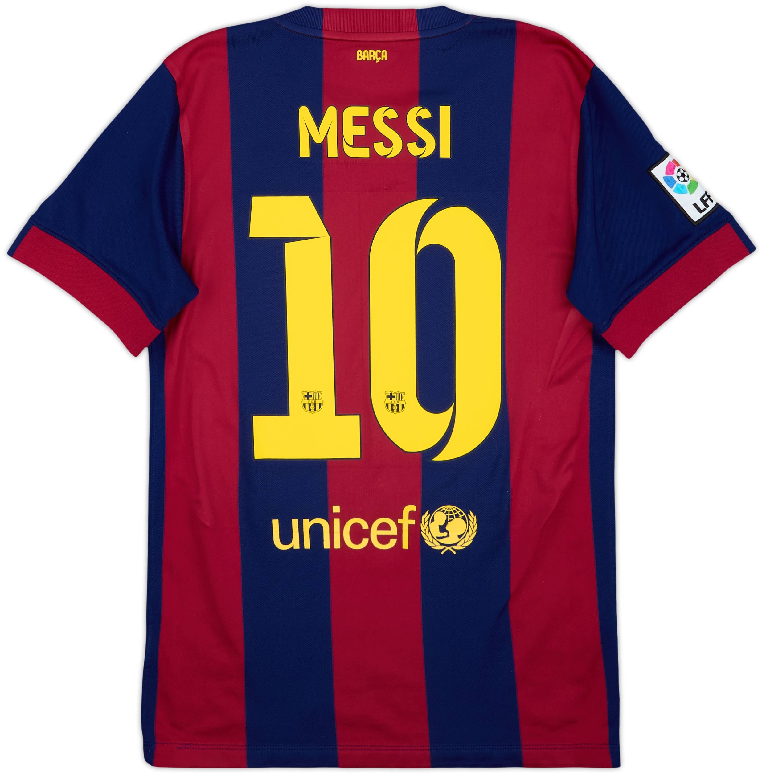 2014-15 Barcelona Home Shirt Messi #10 - 8/10 - (S)