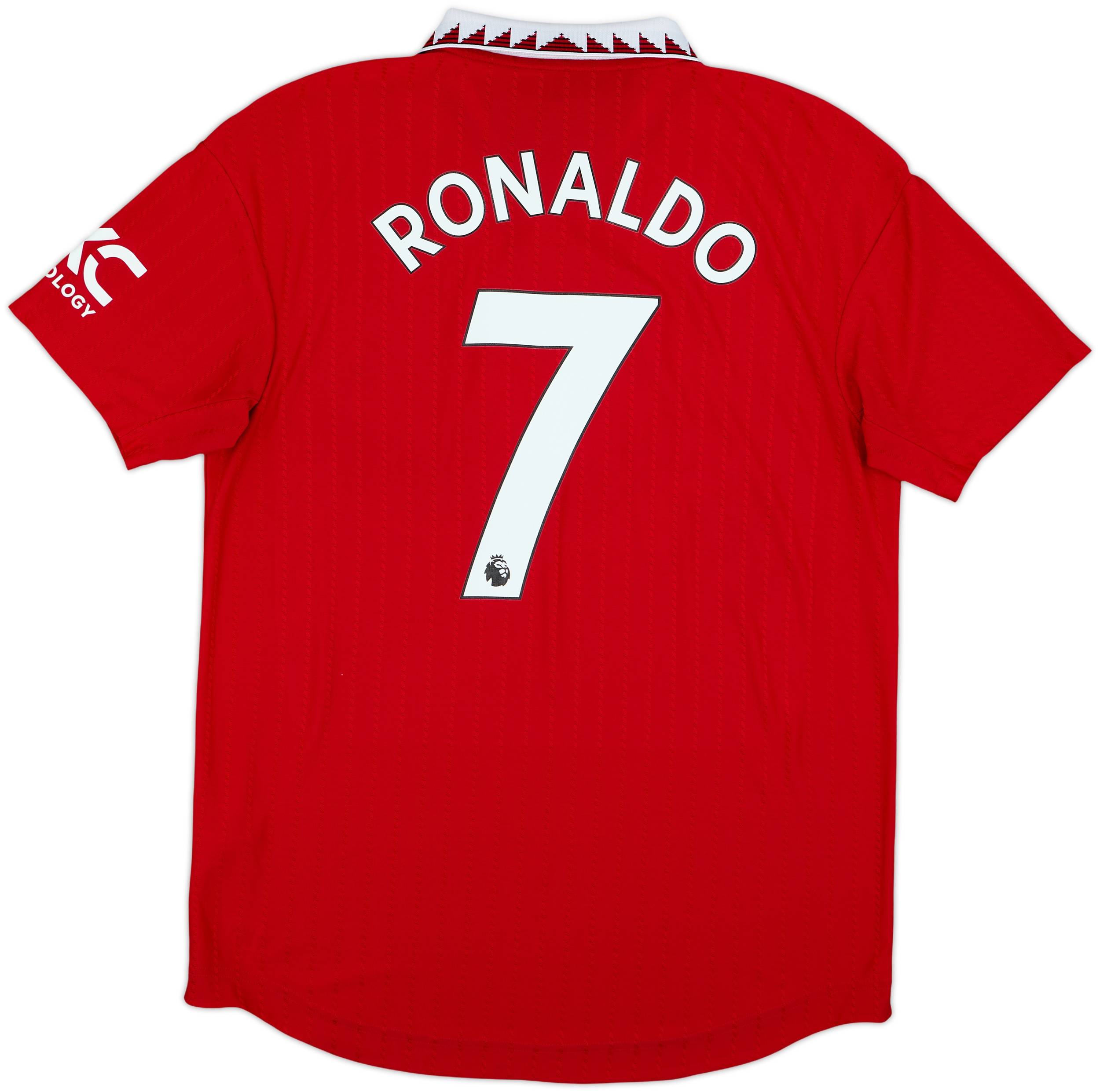 2022-23 Manchester United Authentic Home Shirt Ronaldo #7 - 8/10 - (L)