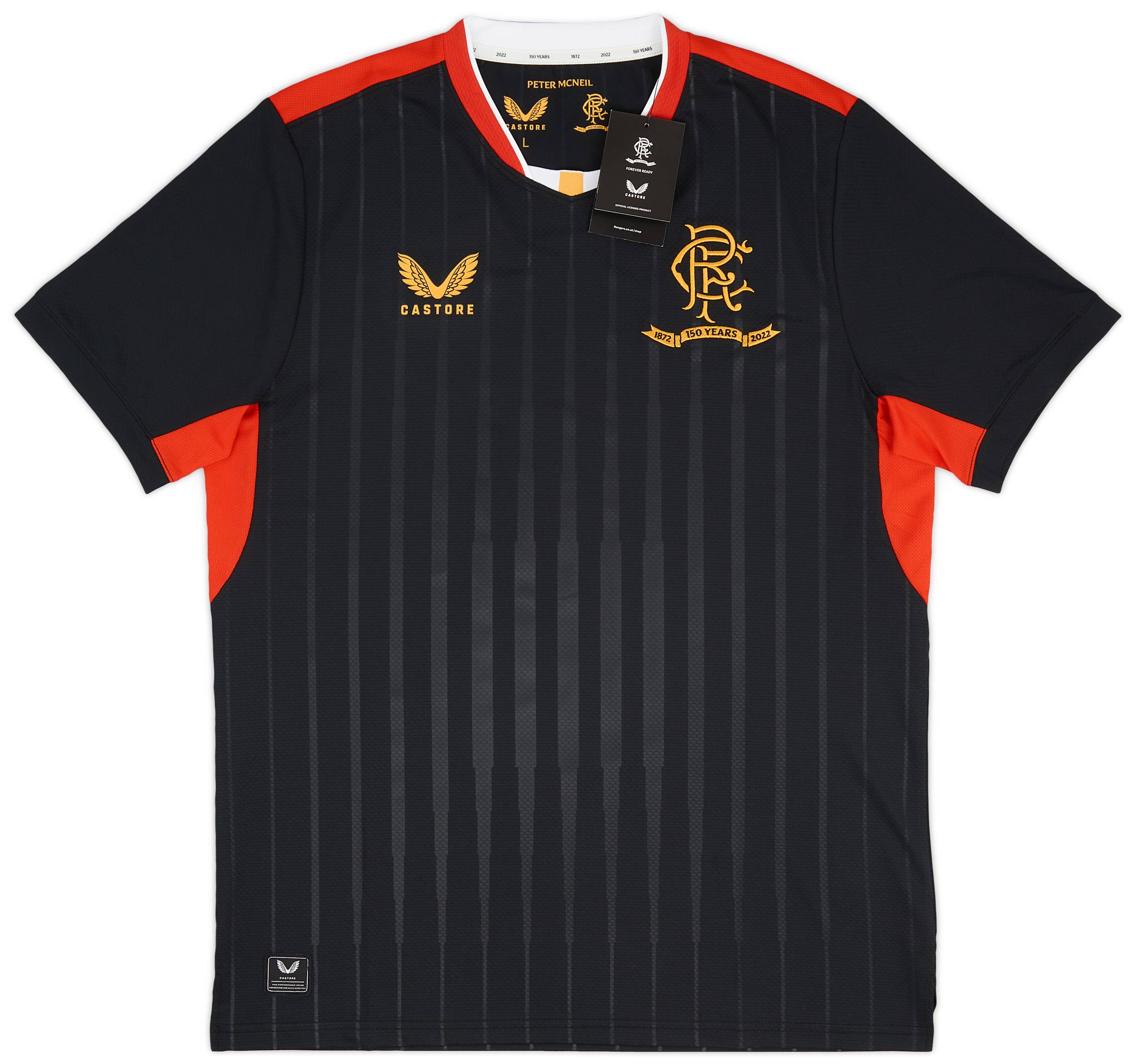 2021-22 Rangers Authentic Away Shirt (L)