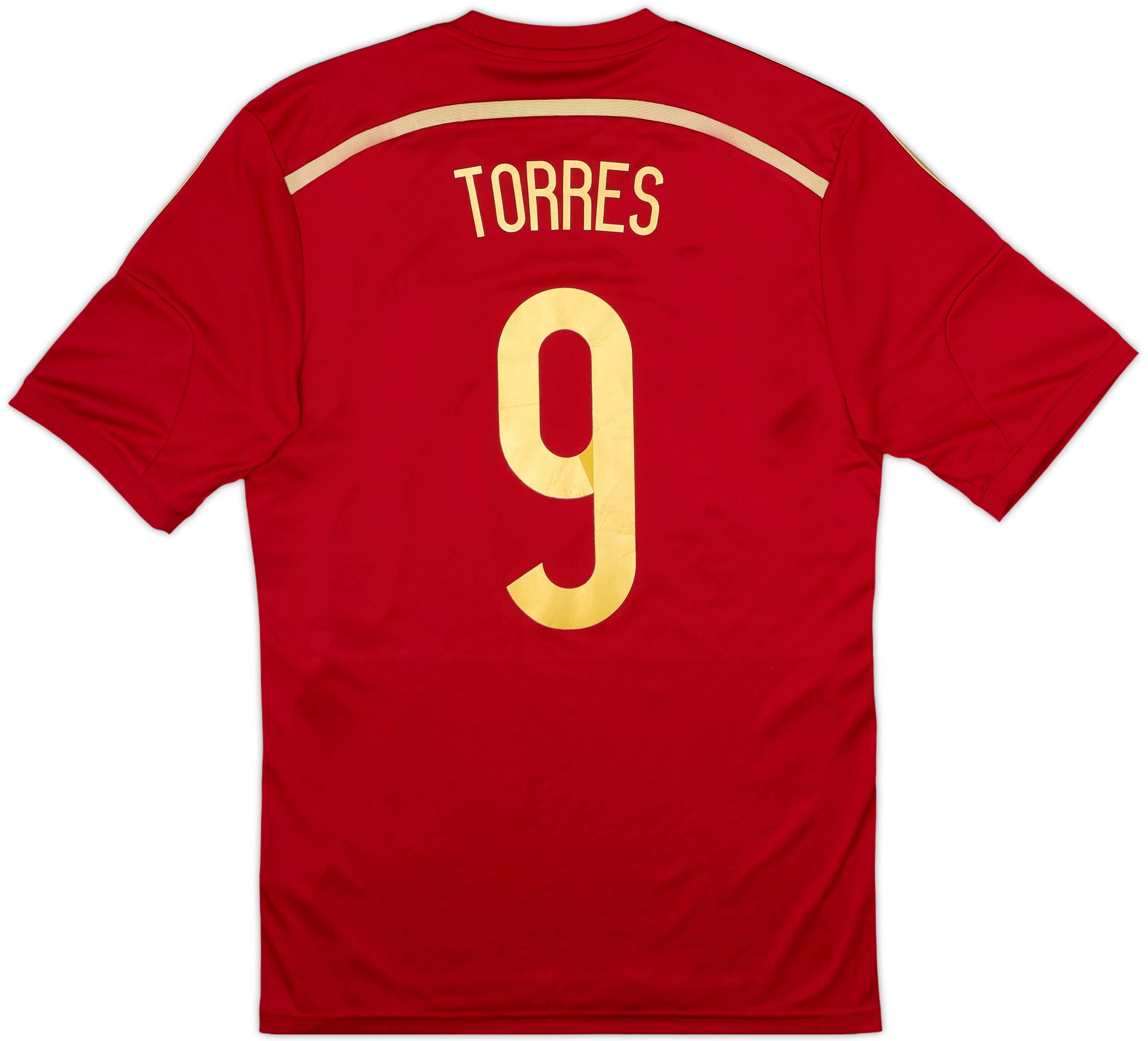 2013-15 Spain Home Shirt Torres #9 - 6/10 - (M)