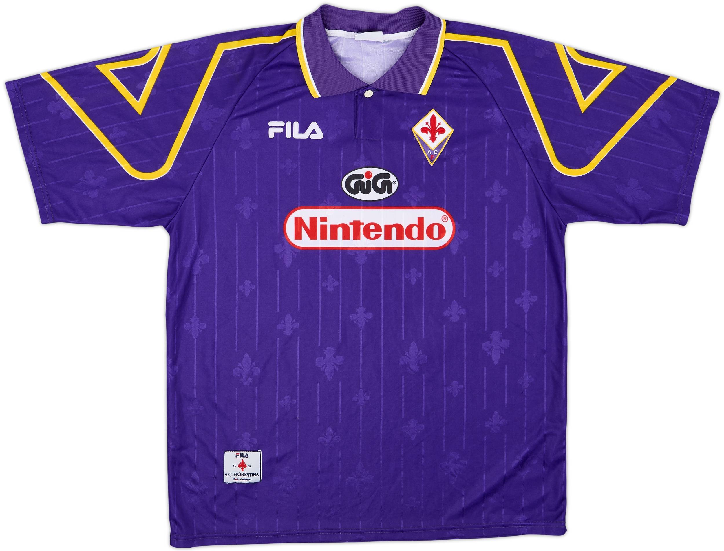 1997-98 Fiorentina Home Shirt - 8/10 - (XL)