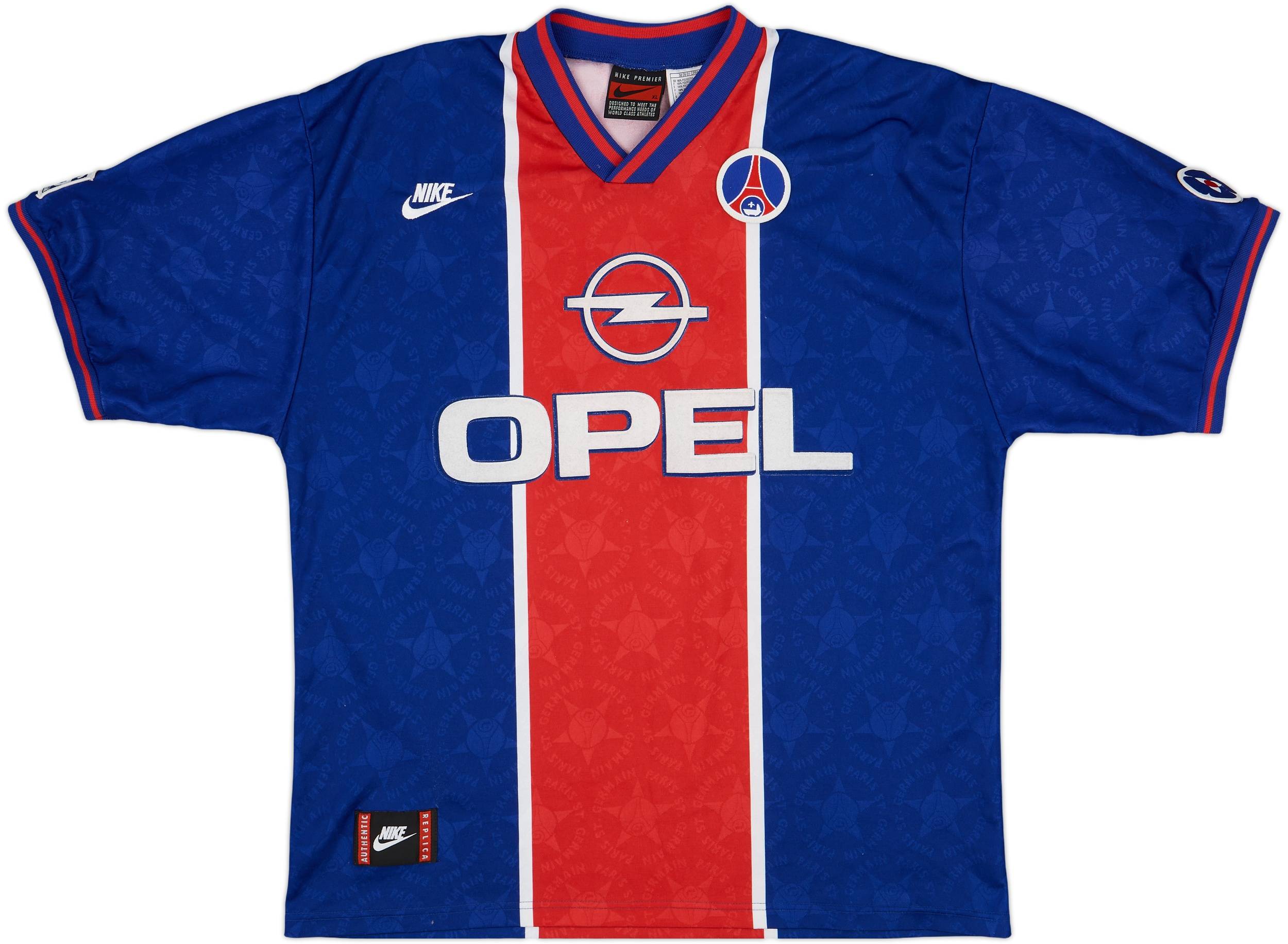 1995-96 Paris Saint-Germain Home Shirt - 8/10 - (XL)