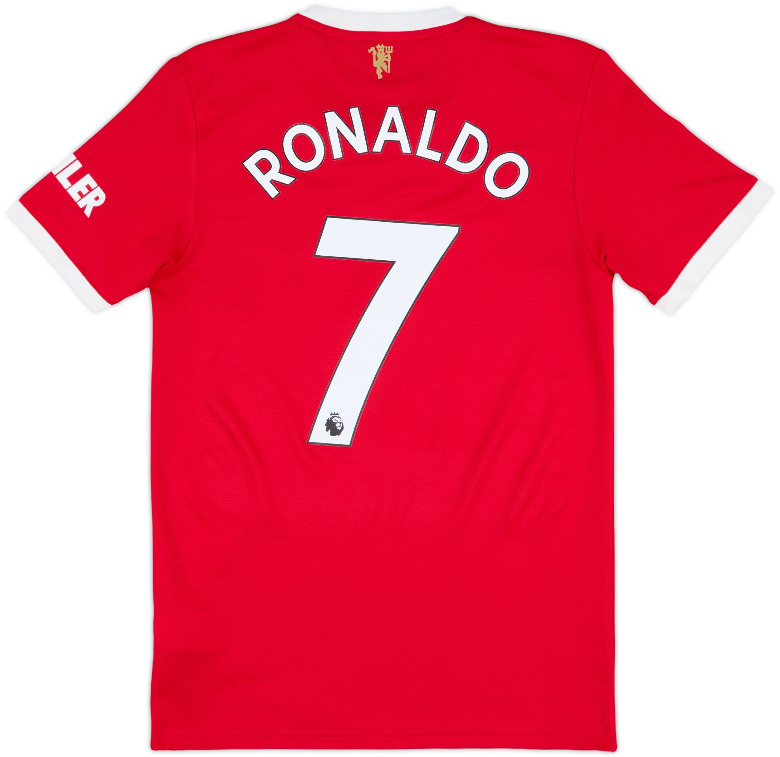 2021-22 Manchester United Home Shirt Ronaldo #7 - 9/10 - (S)