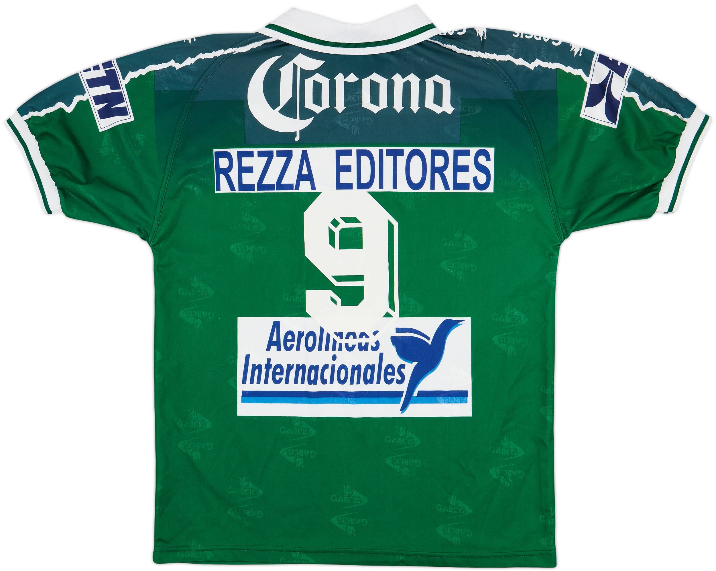 2001-02 Club Leon Home Shirt #9 - 7/10 - (XL)