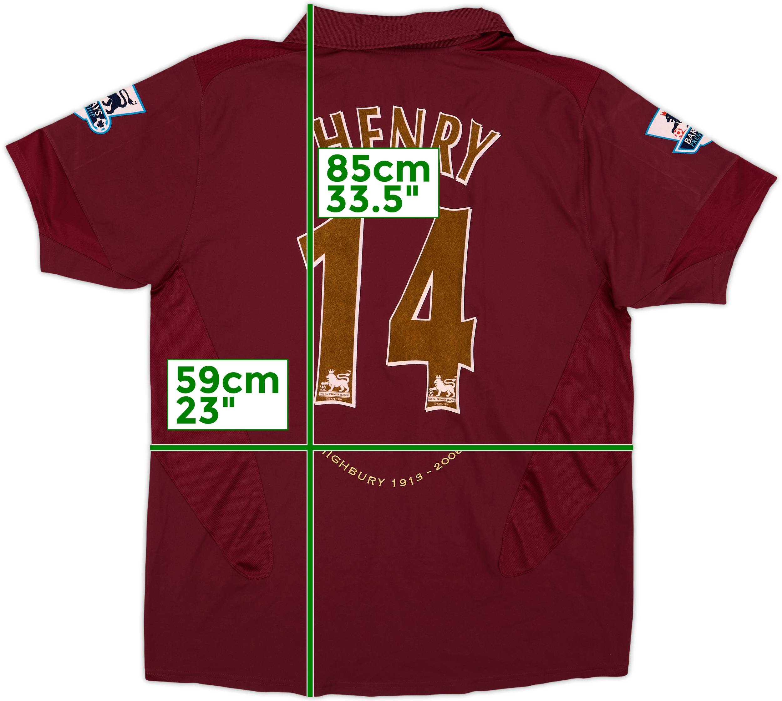 ウェア Arsenal 2005-2006 (Home) 2005-06 Arsenal Home Shirt - 6/10 - (5-6 Years)
