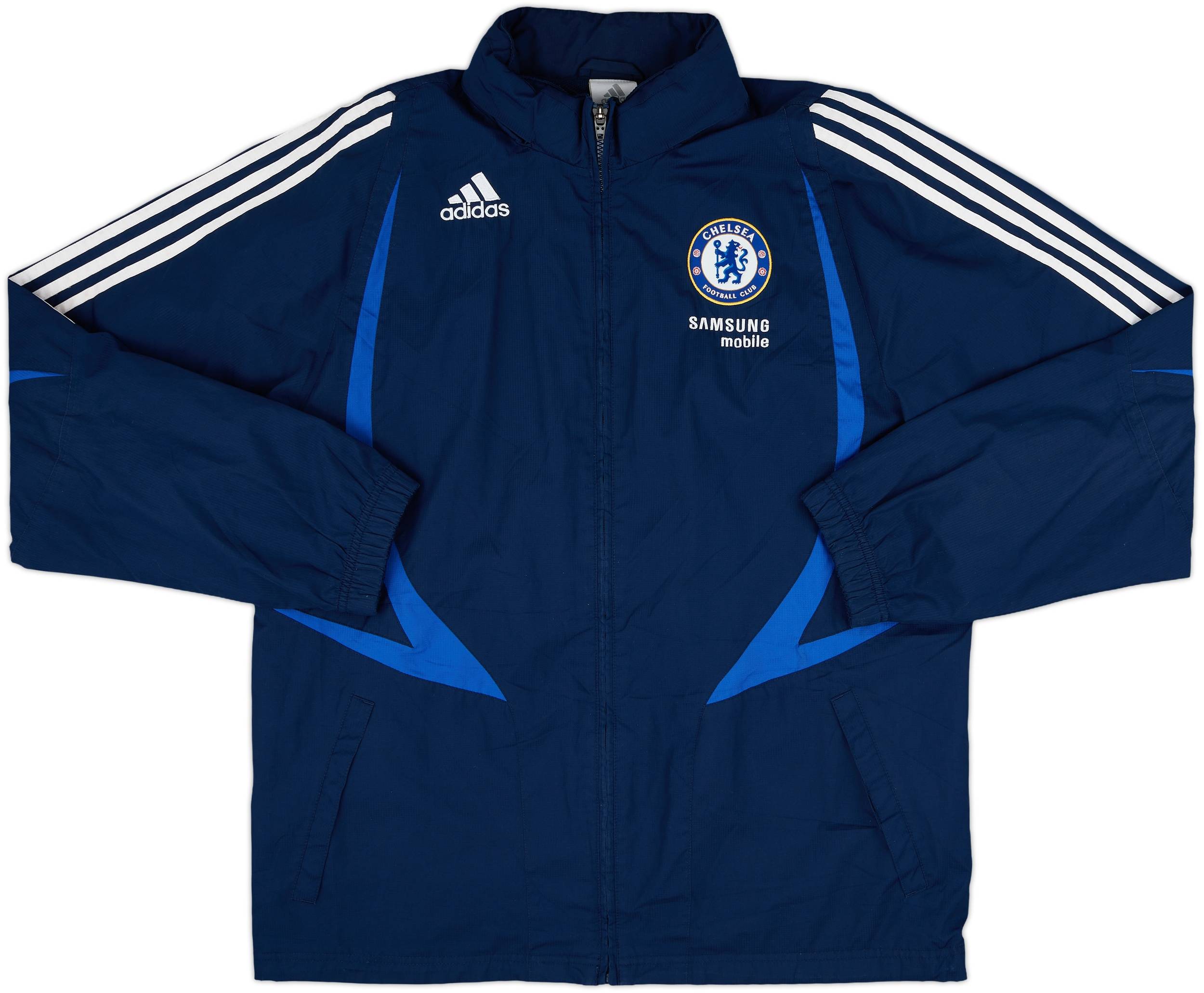 2007-08 Chelsea adidas Hooded Rain Jacket - 8/10 - (M/L)