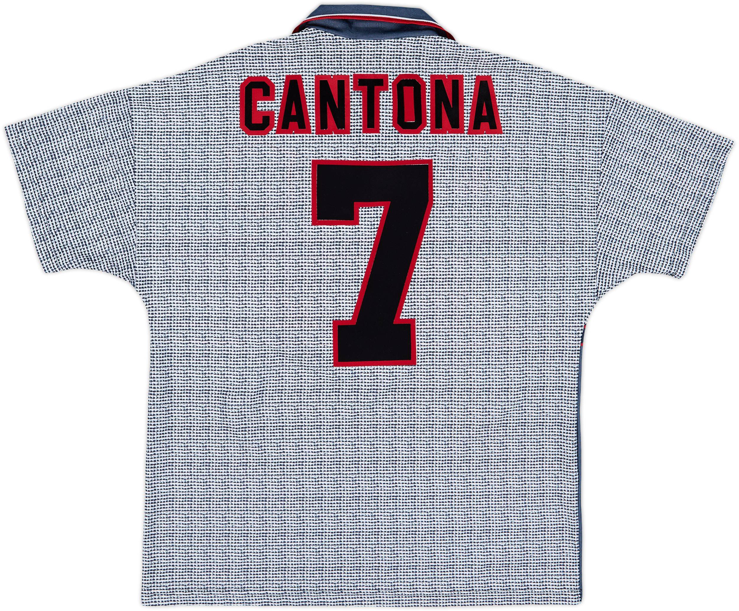 1995-96 Manchester United Away Shirt Cantona #7 - 9/10 - (L)