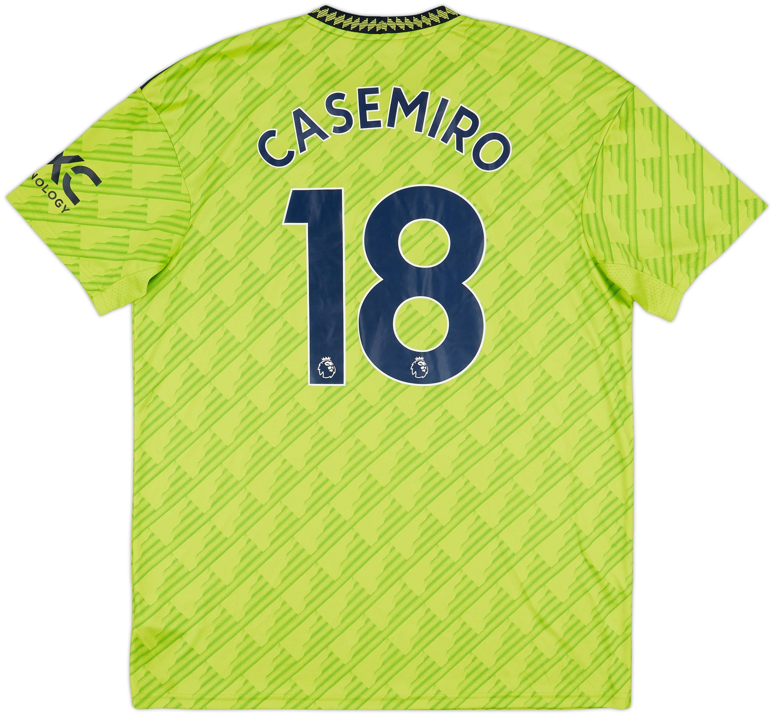 2022-23 Manchester United Third Shirt Casemiro #18 - 10/10 - (XL)