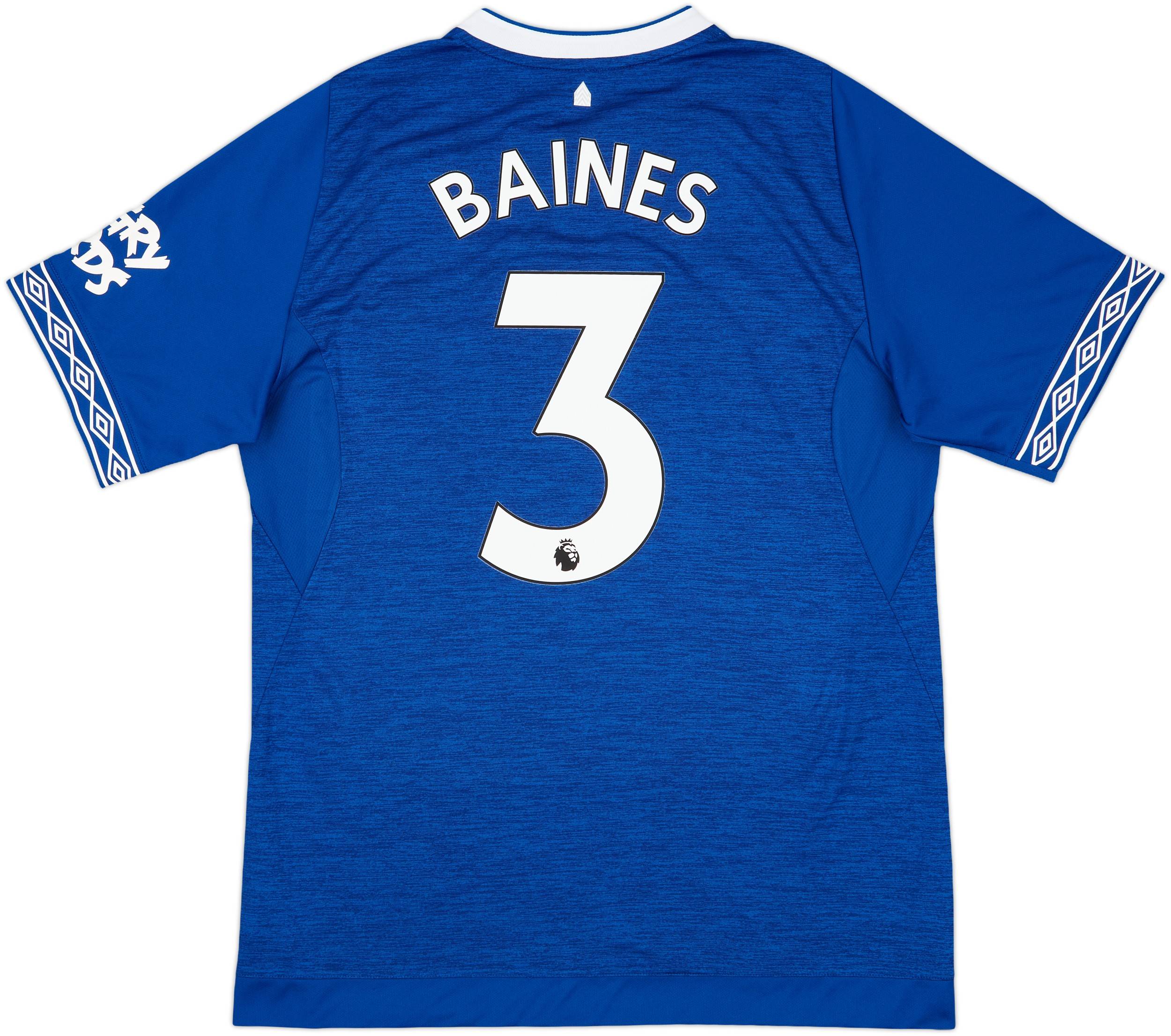 2018-19 Everton Home Shirt Baines #3 - 8/10 - (L)