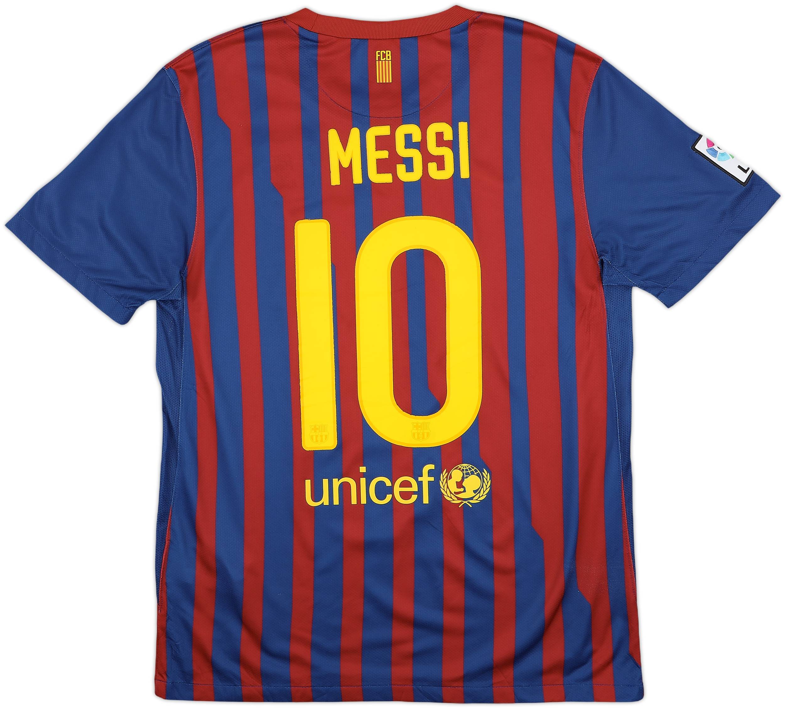 2011-12 Barcelona Home Shirt Messi #10 - 7/10 - (M)