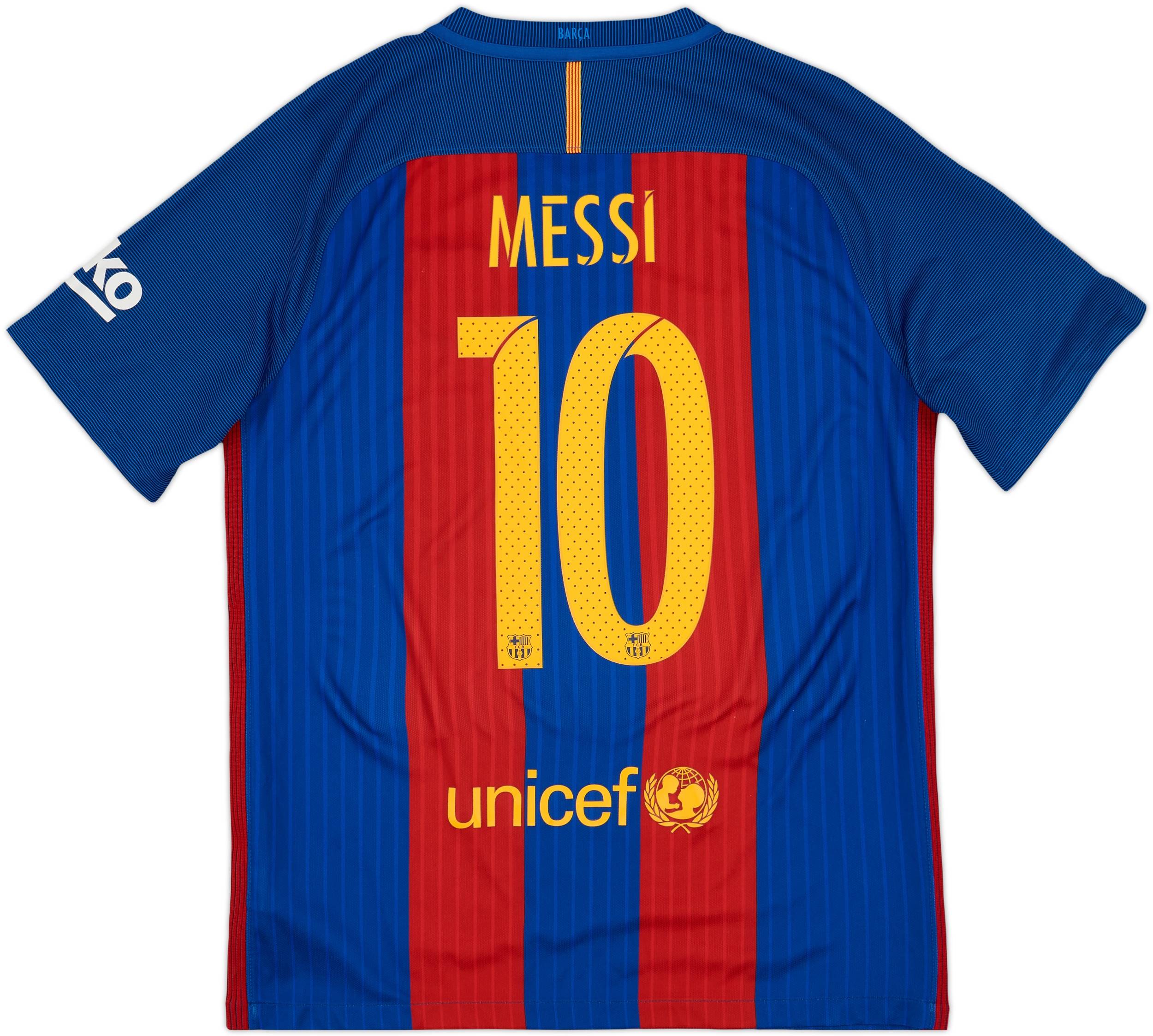 2016-17 Barcelona Home Shirt Messi #10 - 8/10 - (M)