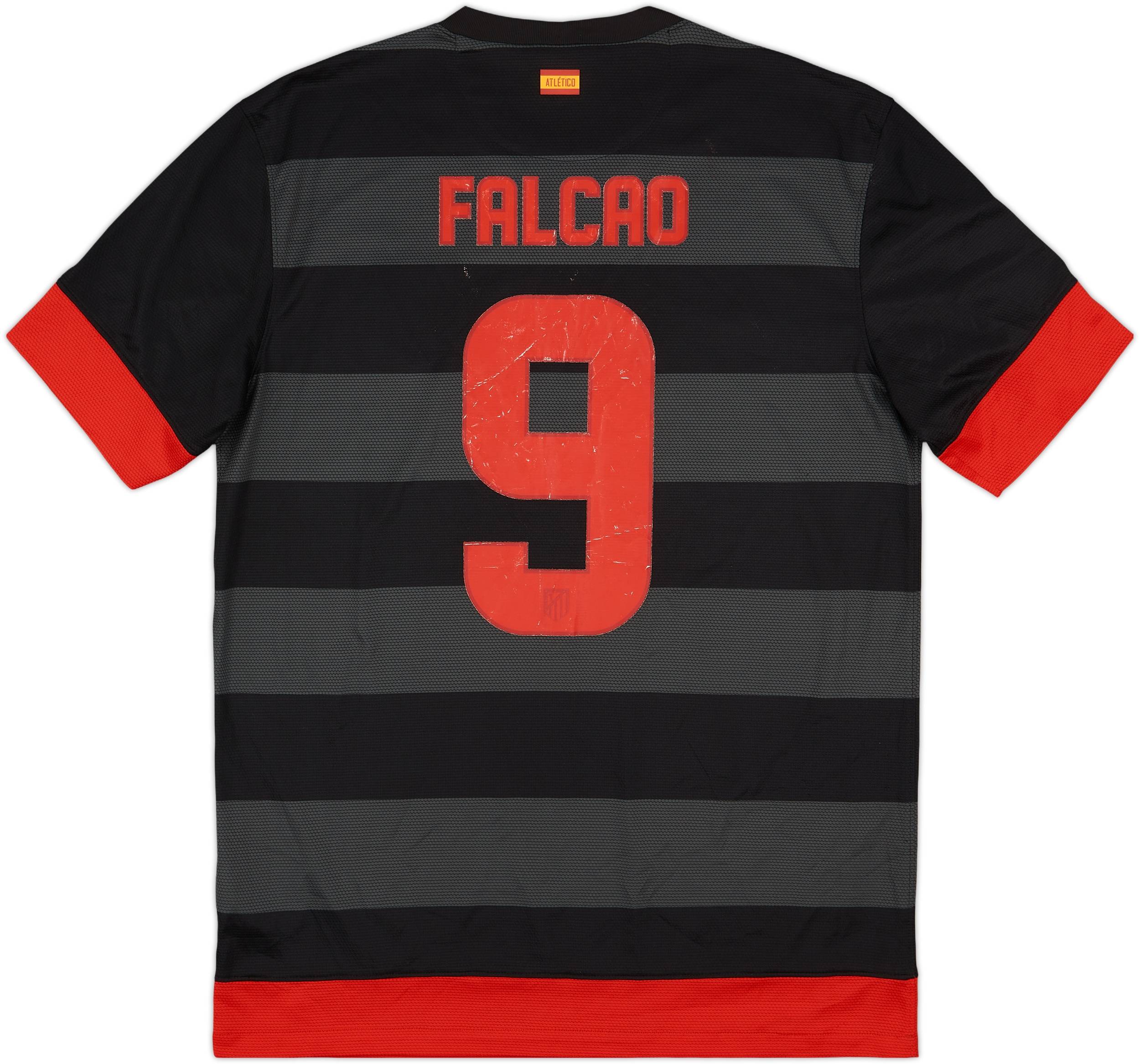 2012-13 Atletico Madrid Away Shirt Falcao #9 - 7/10 - (M)
