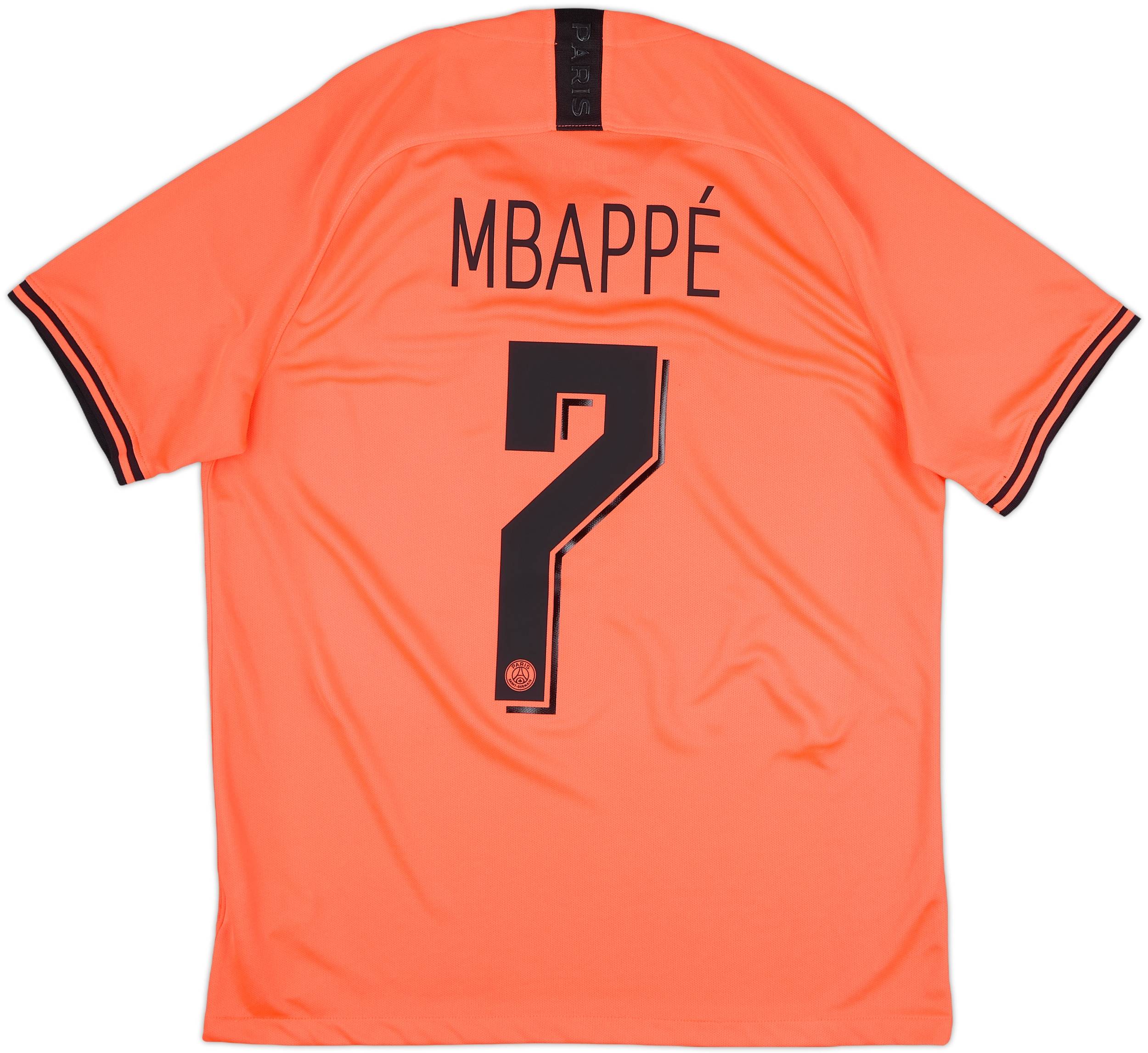 2019-20 Paris Saint-Germain Away Shirt Mbappe #7 - 8/10 - (L)