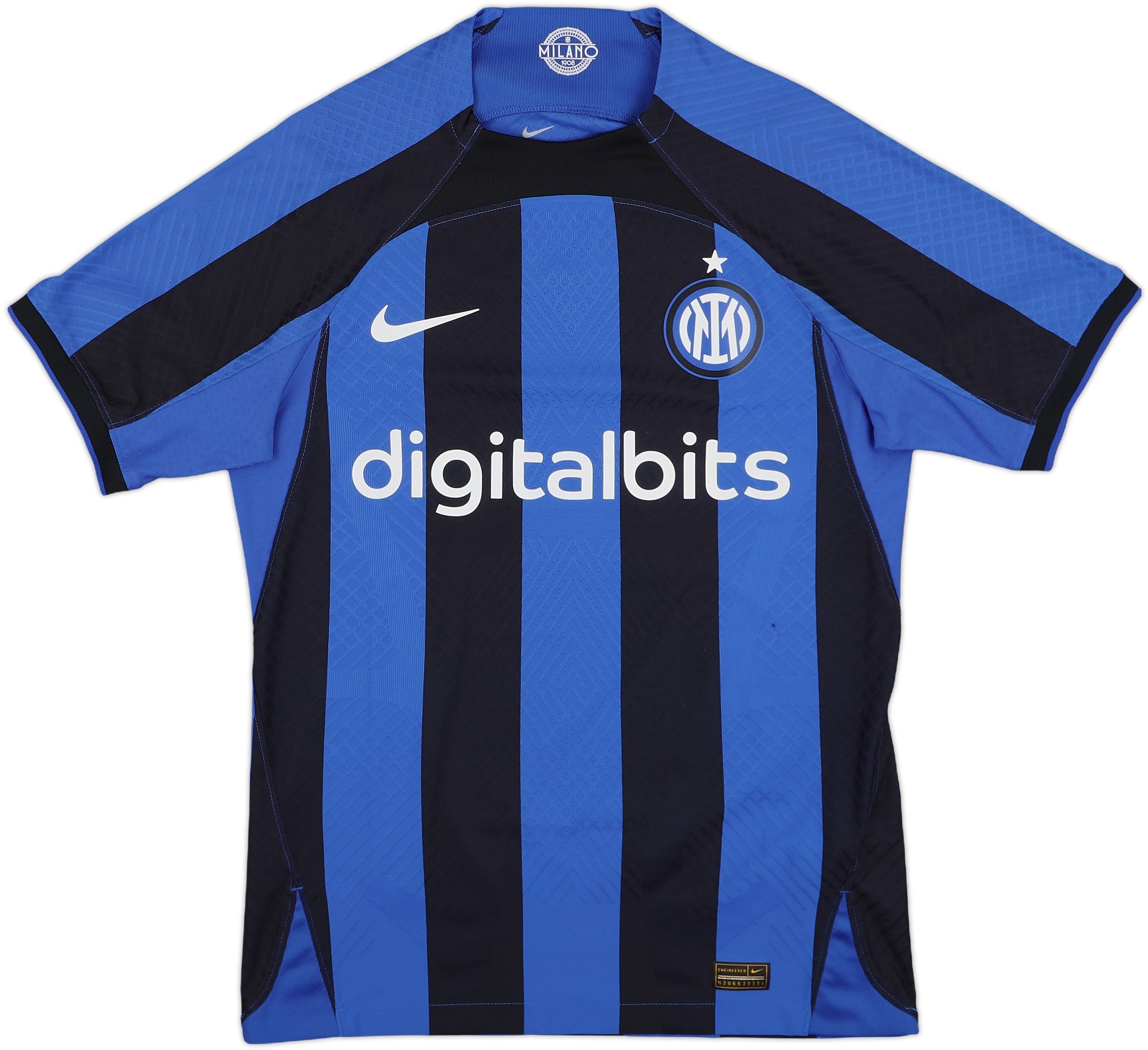 2022-23 Inter Milan Authentic Home Shirt - 10/10 - (S)