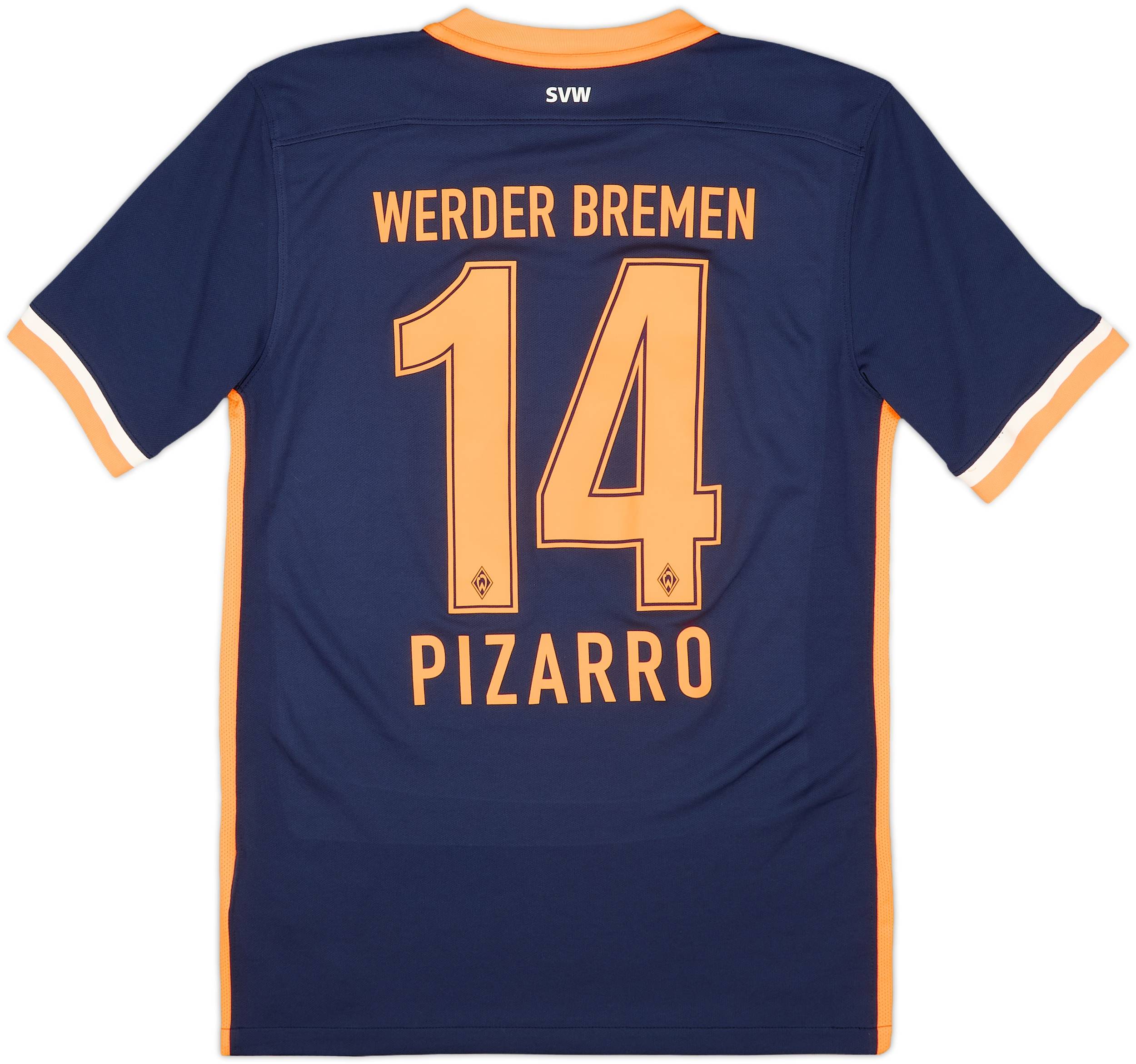 2015-16 Werder Bremen Away Shirt Pizzaro #14 - 10/10 - (S)