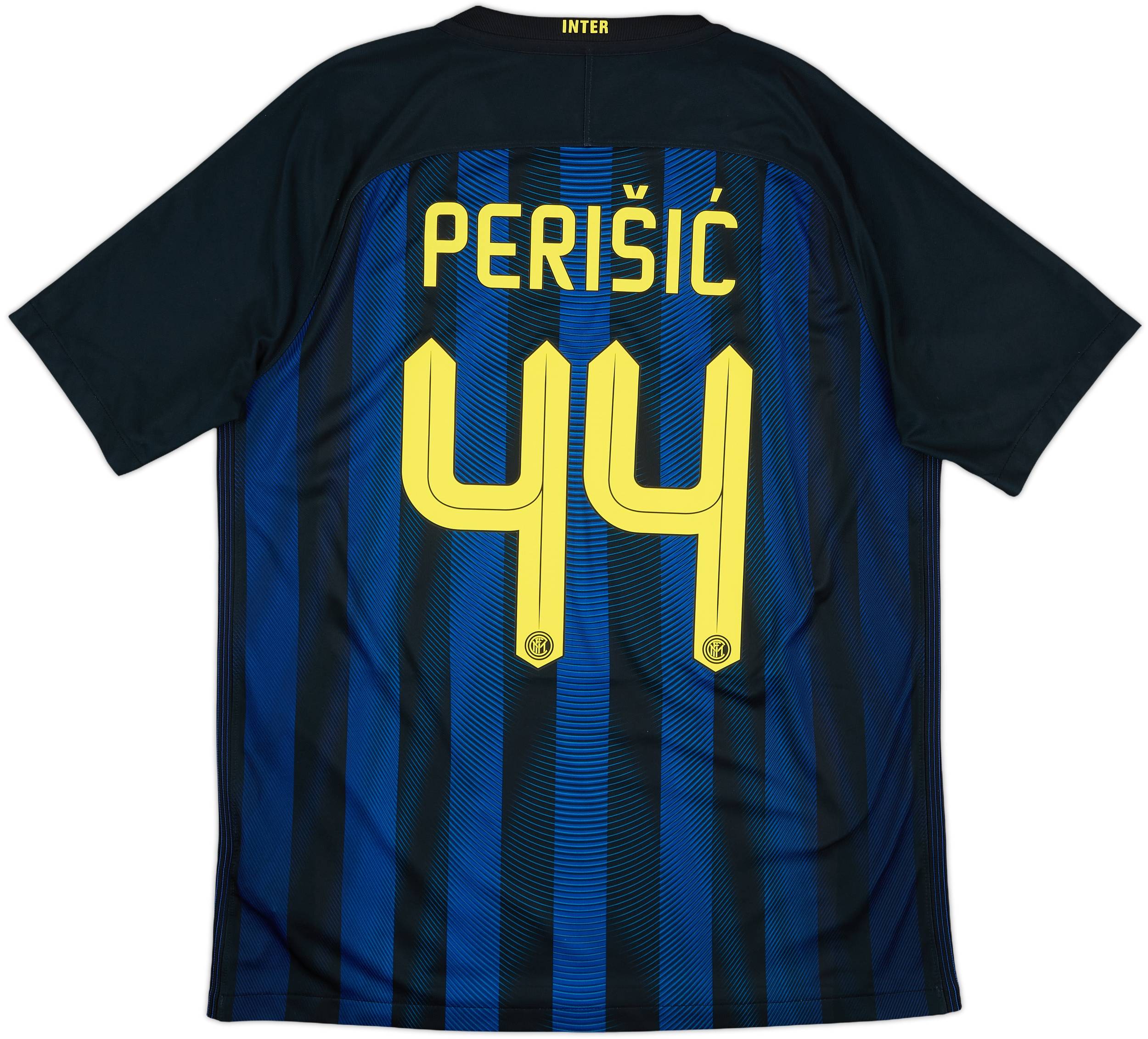 2016-17 Inter Milan Home Shirt Perisic #44 - 9/10 - (L)