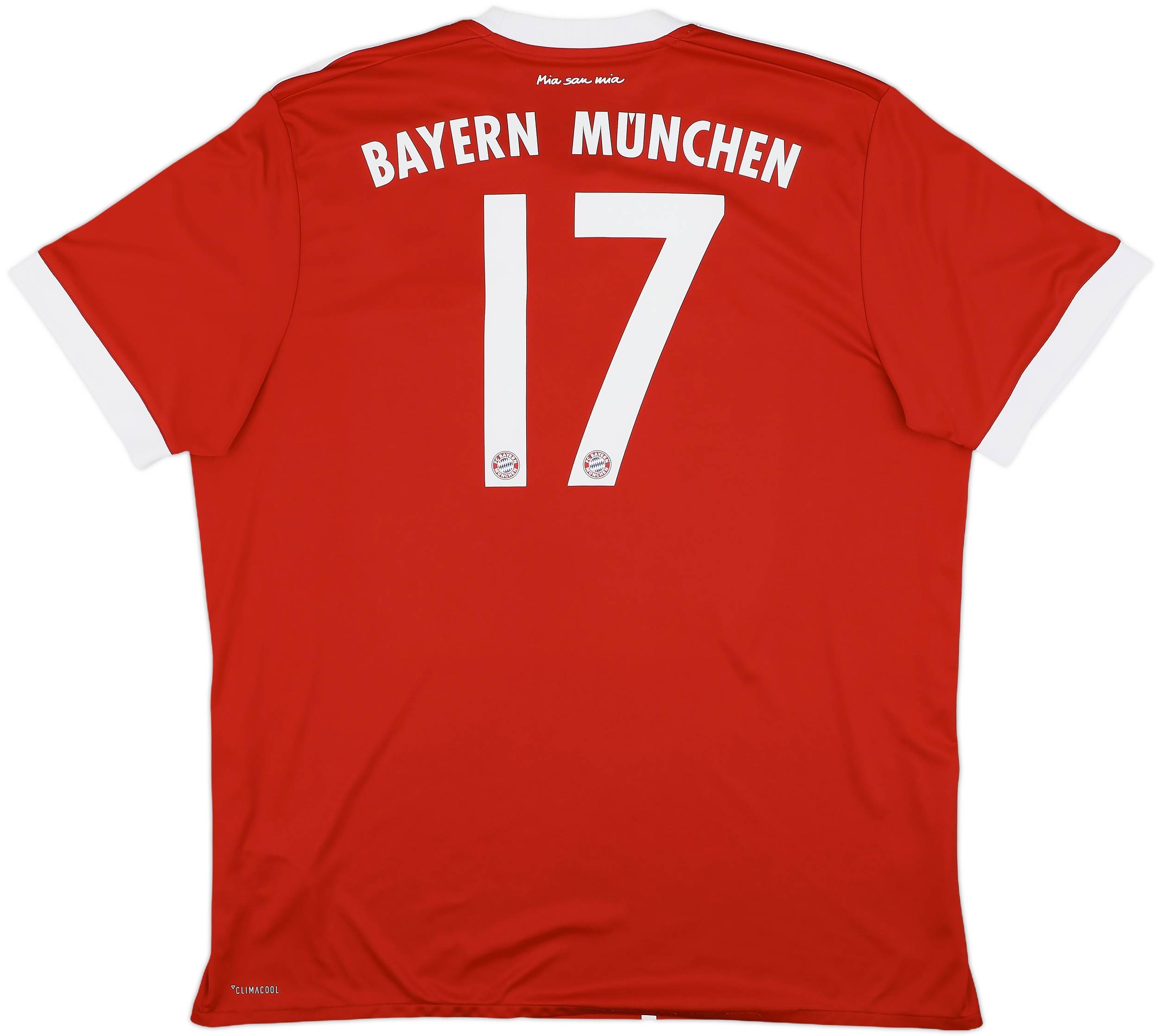 2017-18 Bayern Munich Home Shirt #17 - 5/10 - (XL)