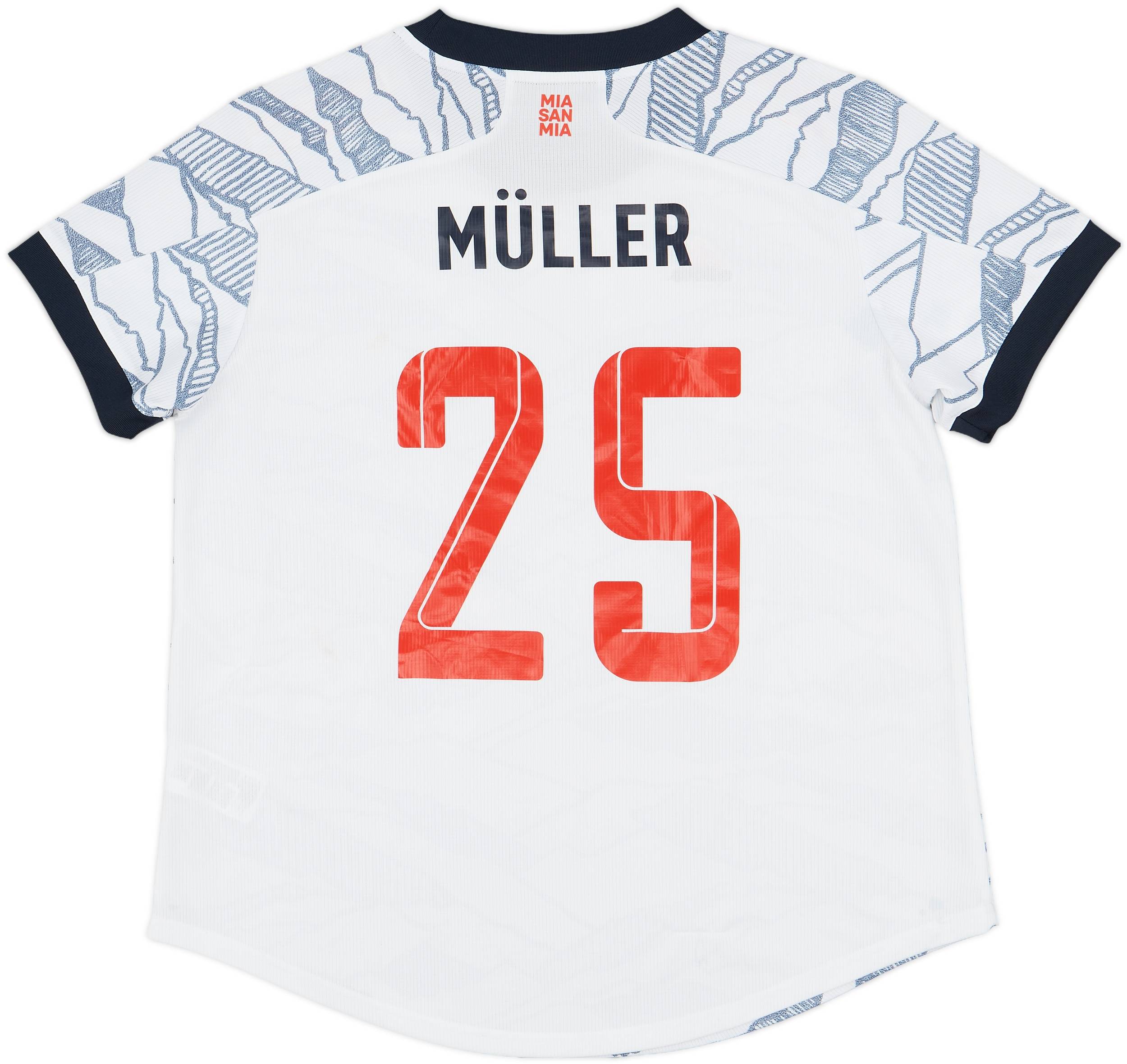 2021-22 Bayern Munich Third Shirt Muller #25 - 8/10 - (Women's XL)