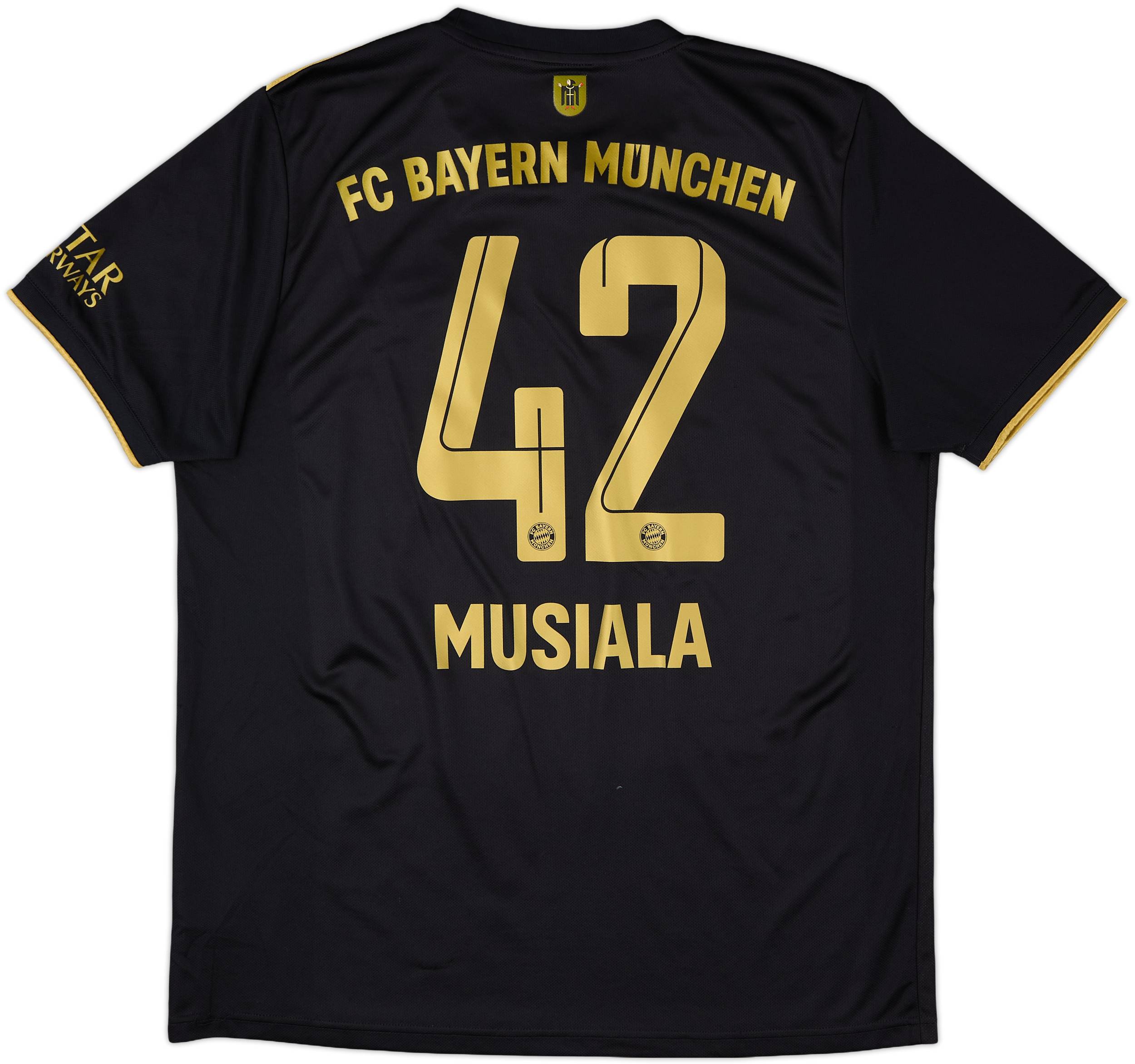 adidas FC Bayern München Tシャツ MUSIALA 42 2021-22 Bayern Munich Away Shirt Musiala #42 - 8/10 - (L)