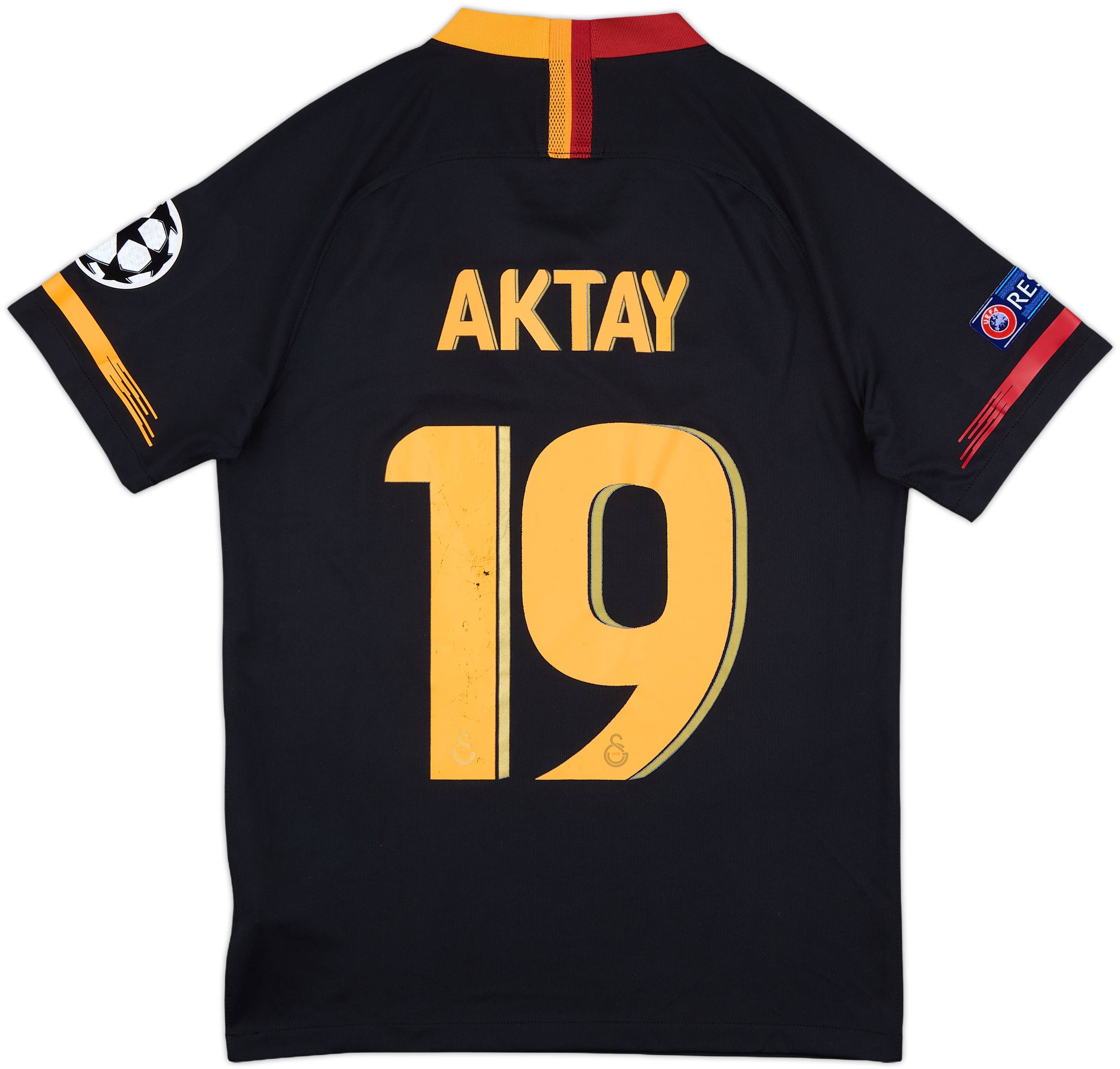 2018-19 Galatasaray Away Shirt Aktay #19 - 6/10 - (S)