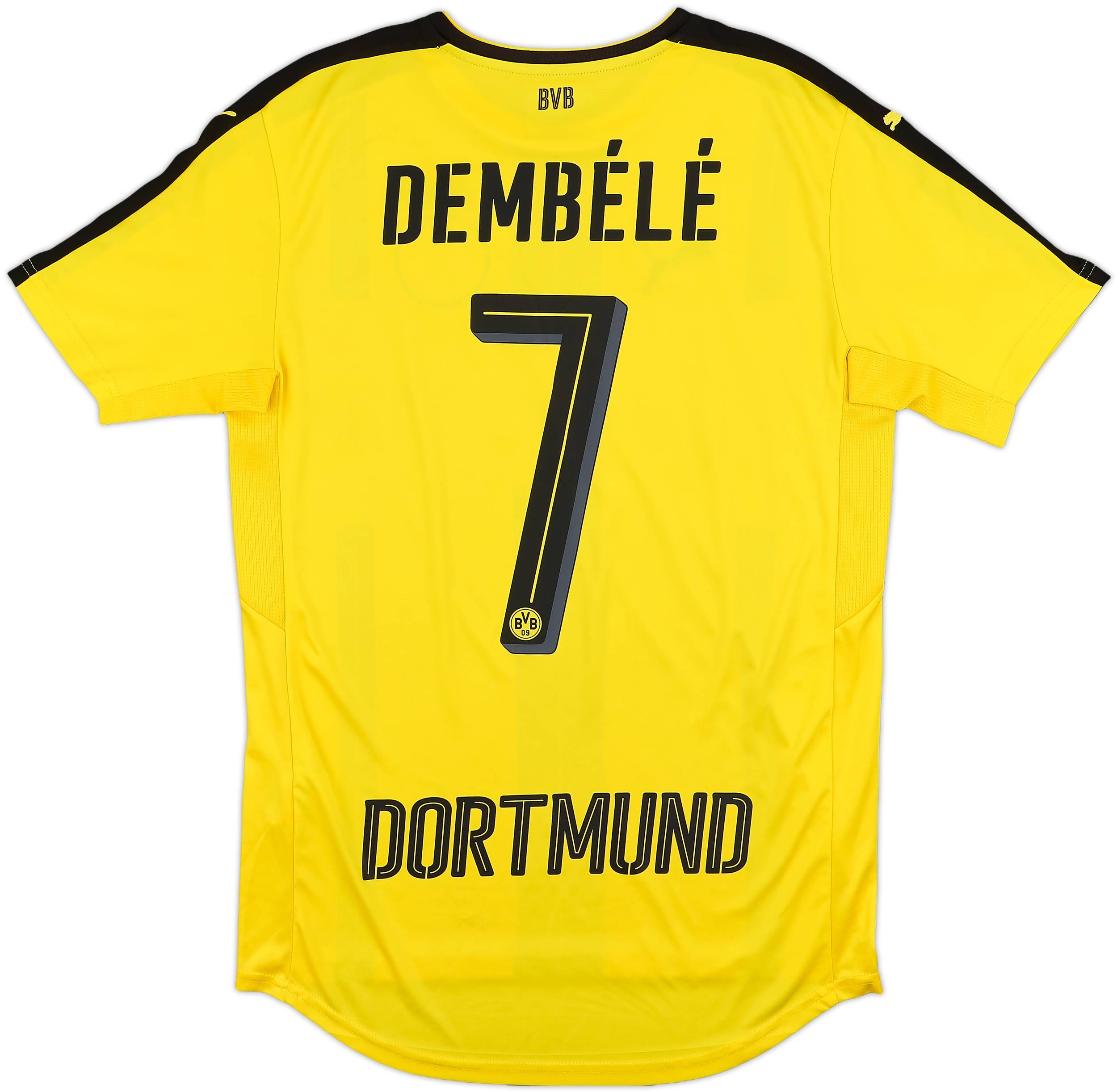 2016-17 Borussia Dortmund Home Shirt Dembele #7 - 8/10 - (S)