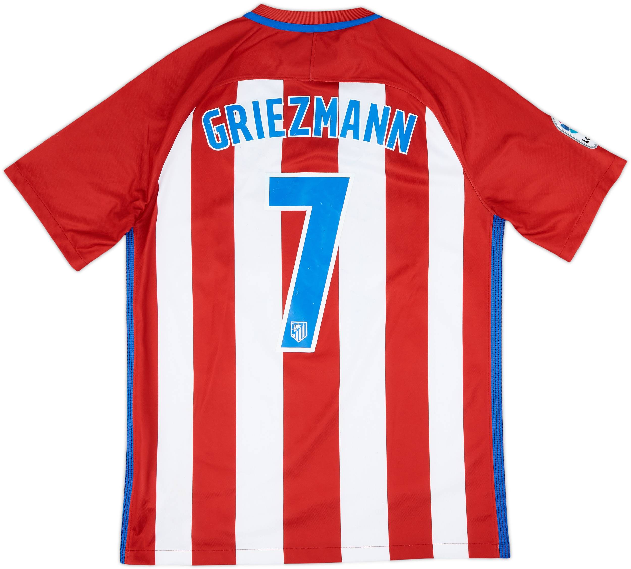 2016-17 Atletico Madrid Home Shirt Griezmann #7 - 5/10 - (M)