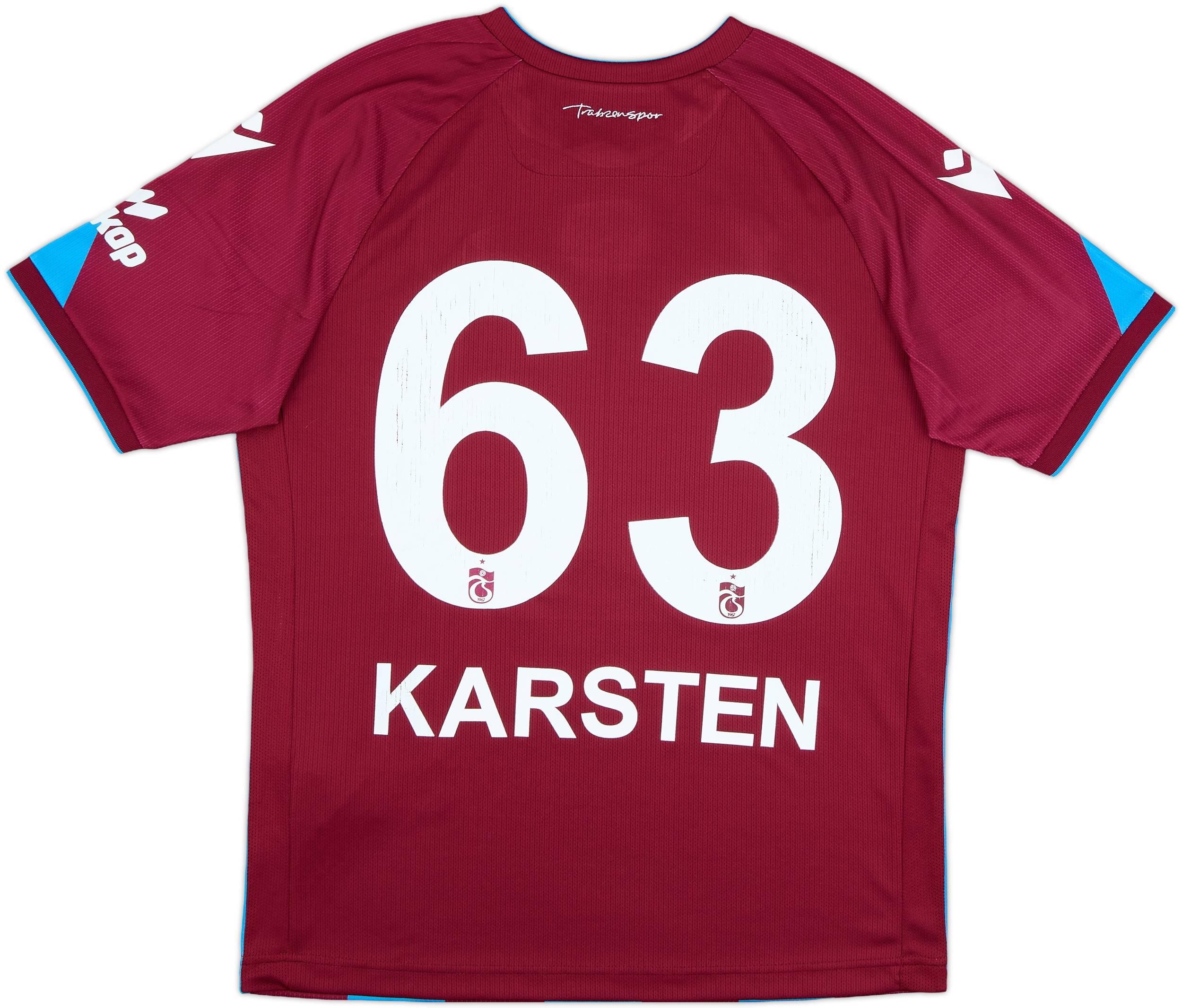 2022-23 Trabzonspor Home Shirt Karsten #63 - 5/10 - (L)