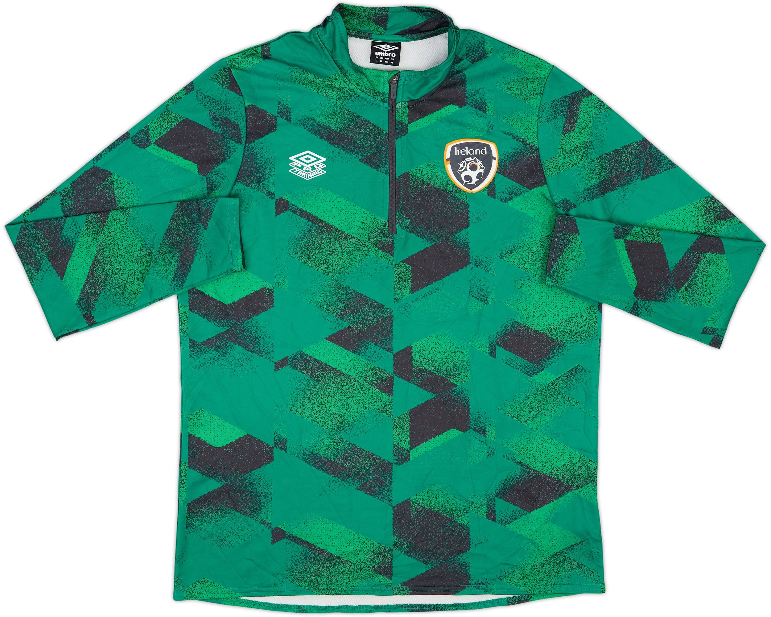 2022-23 Ireland Umbro 1/4 Zip Drill Top - 10/10 - (XL)