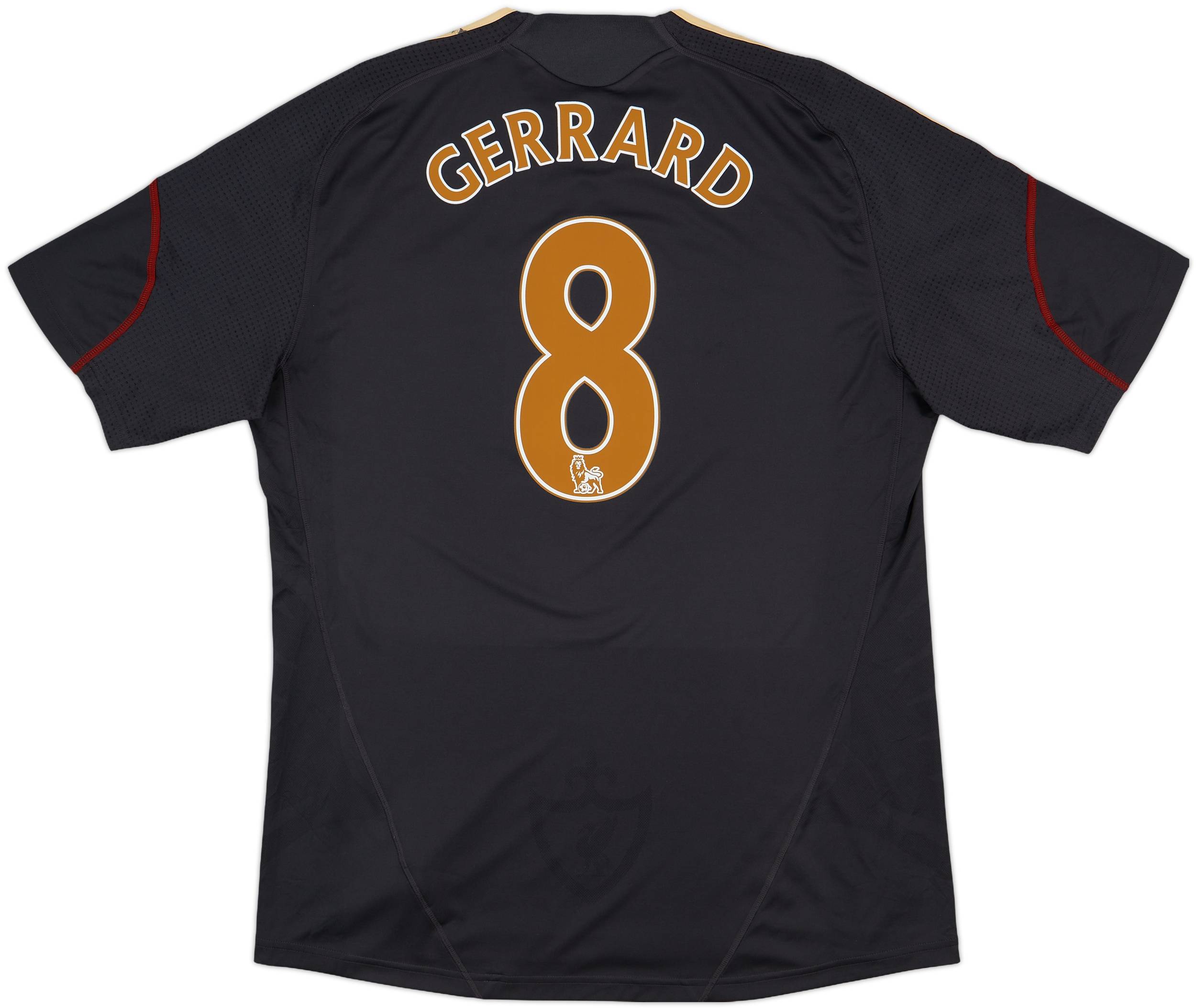 2009-10 Liverpool Away Shirt Gerrard #8 - 6/10 - (L)